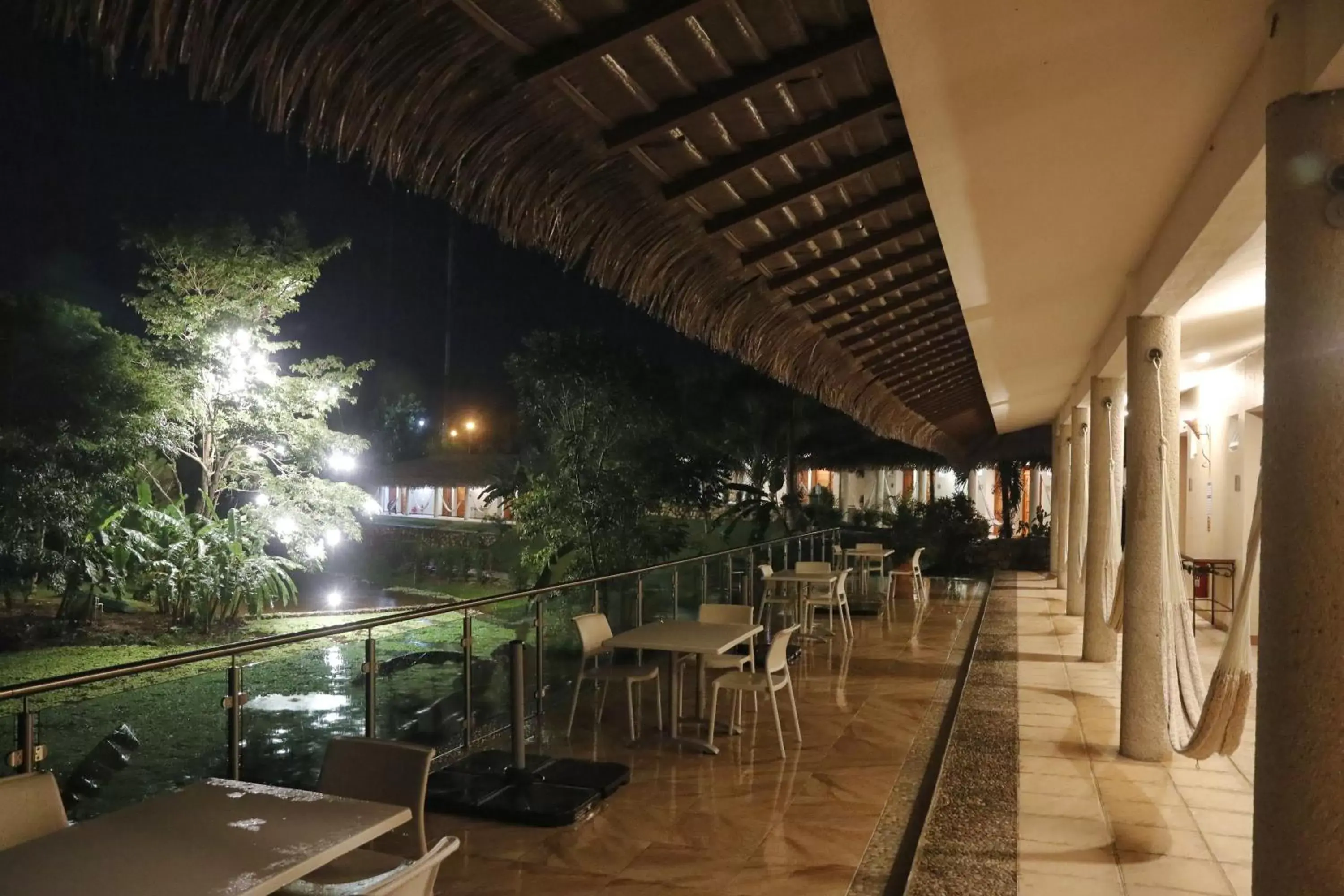 Balcony/Terrace in Hotel Villa Mercedes Palenque