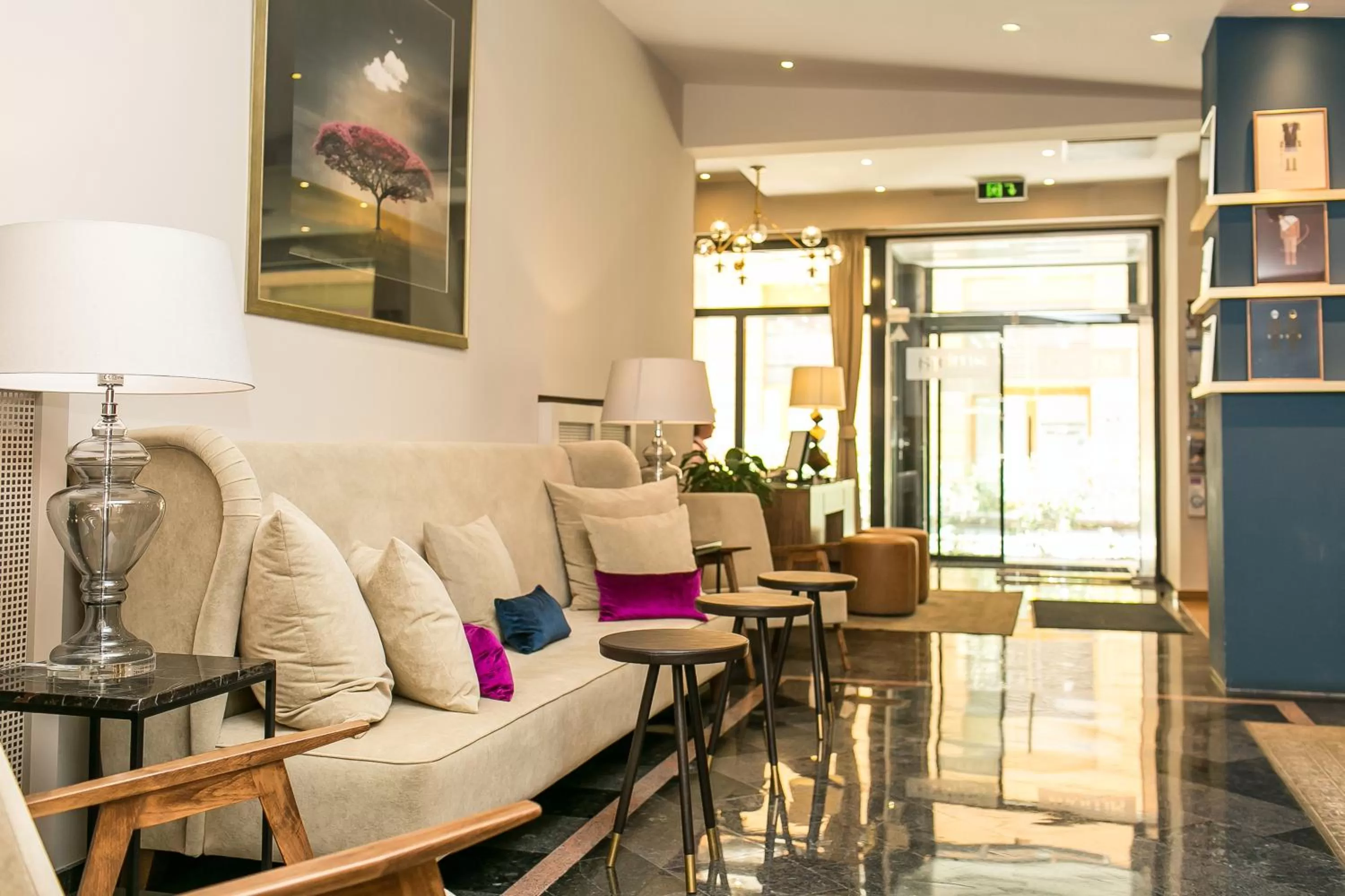 Lobby or reception in Ambra Hotel