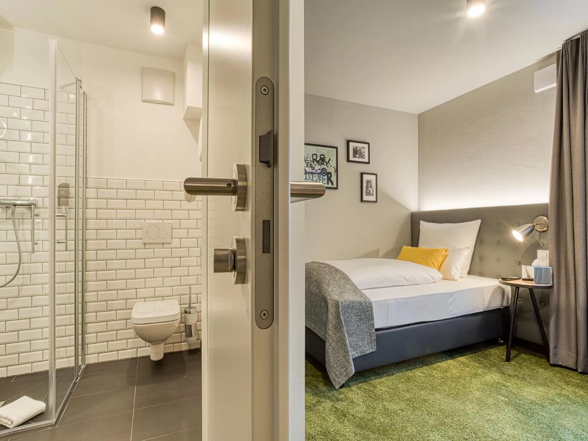 Photo of the whole room, Bathroom in NYCE Hotel Ingolstadt