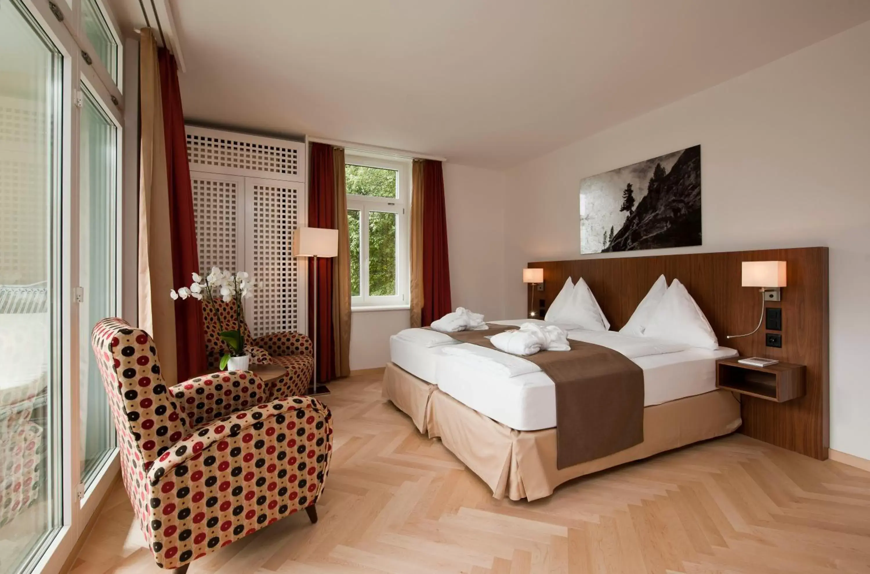 Bed in Waldhotel & SPA Davos - for body & soul