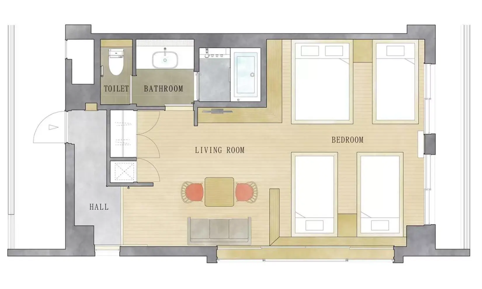 Floor Plan in The GrandWest Arashiyama