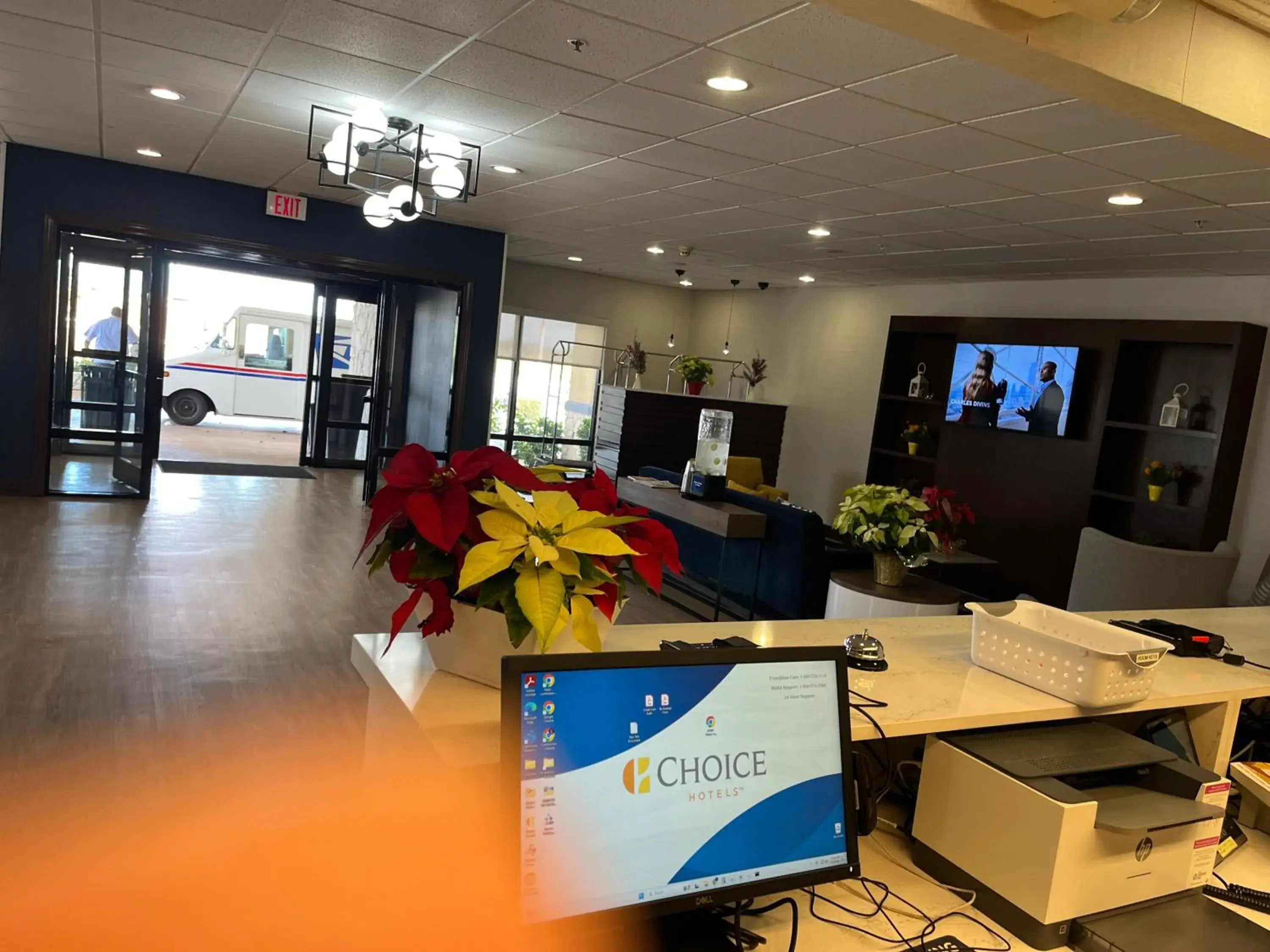 Living room, Lobby/Reception in Hampton Inn Killeen