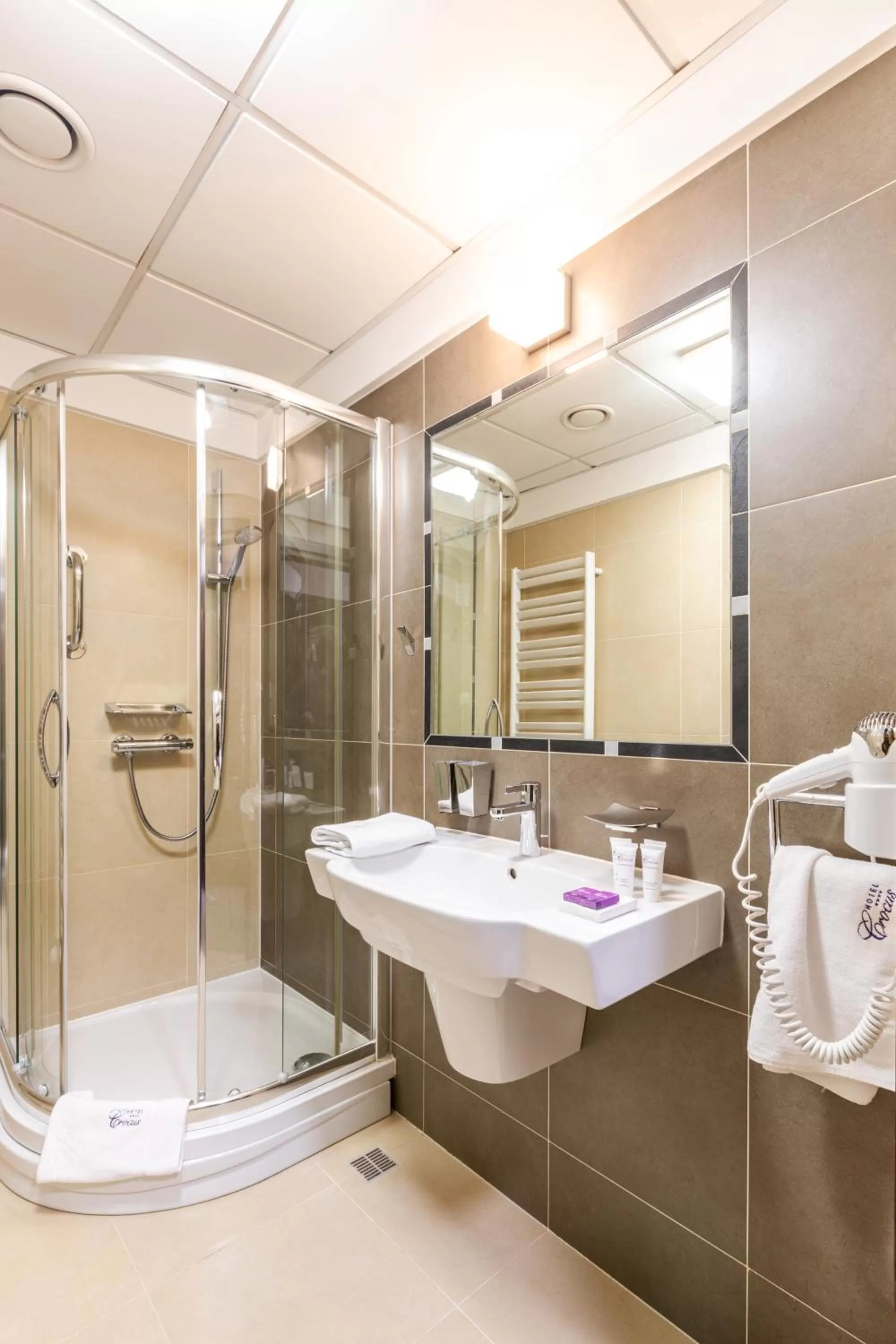 Shower in Hotel Crocus