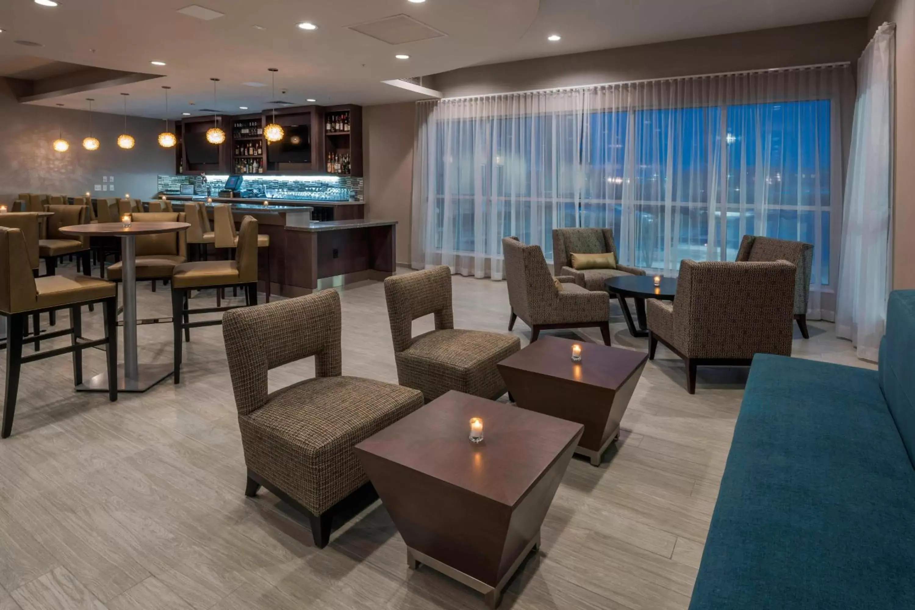 Lobby or reception, Lounge/Bar in Residence Inn by Marriott Fishkill