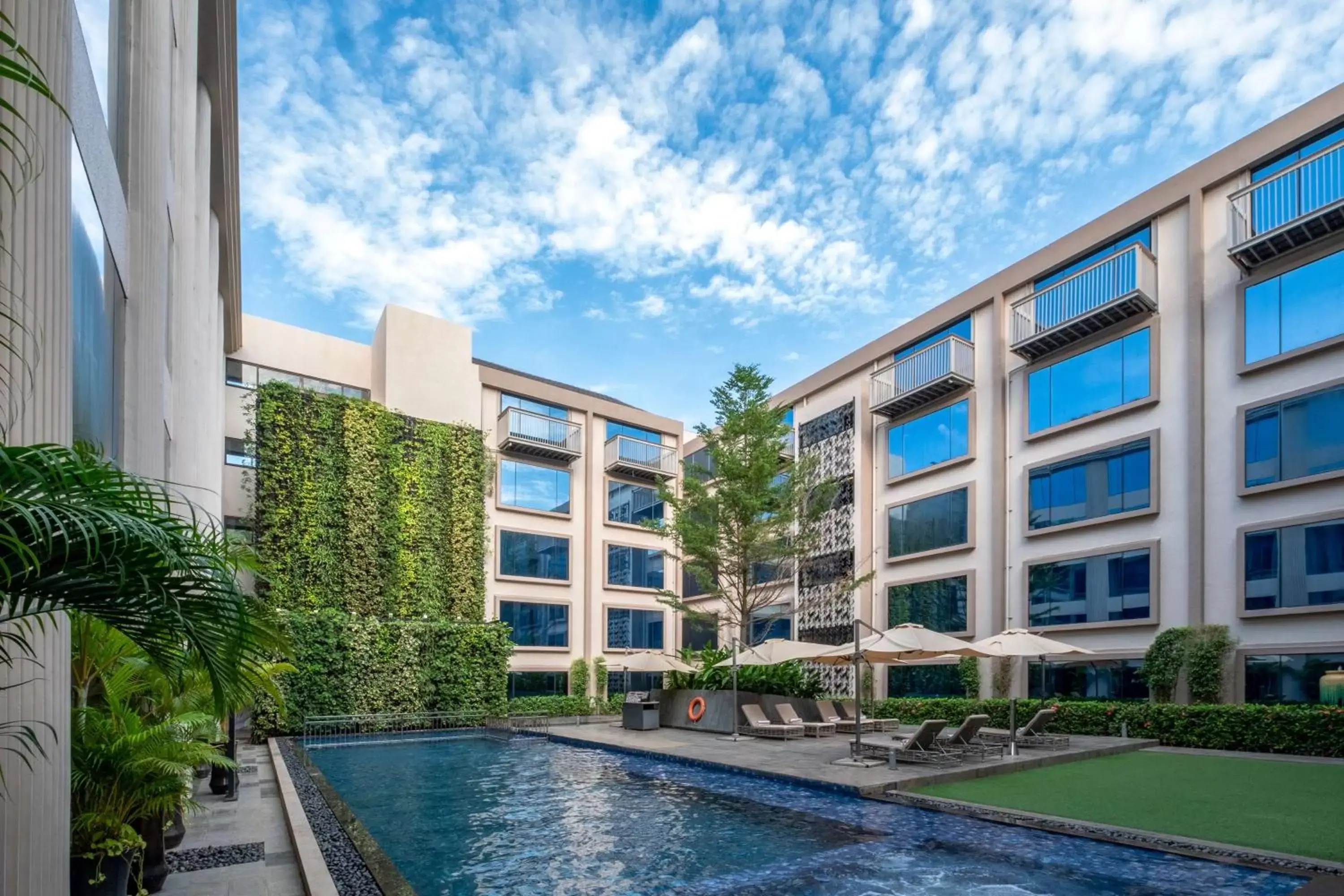 Pool view, Property Building in Hyatt Centric Candolim Goa