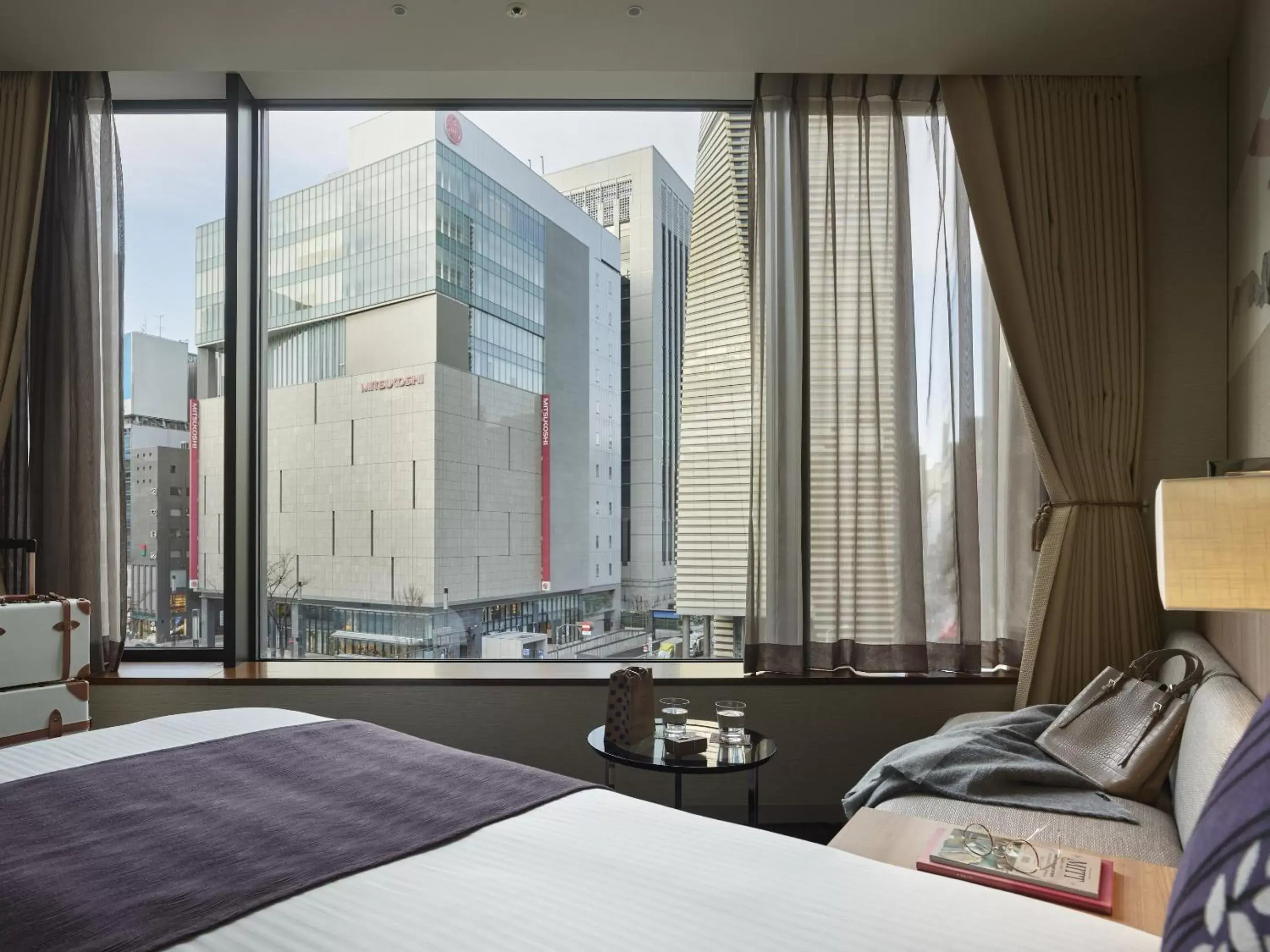View (from property/room), Bed in Millennium Mitsui Garden Hotel Tokyo