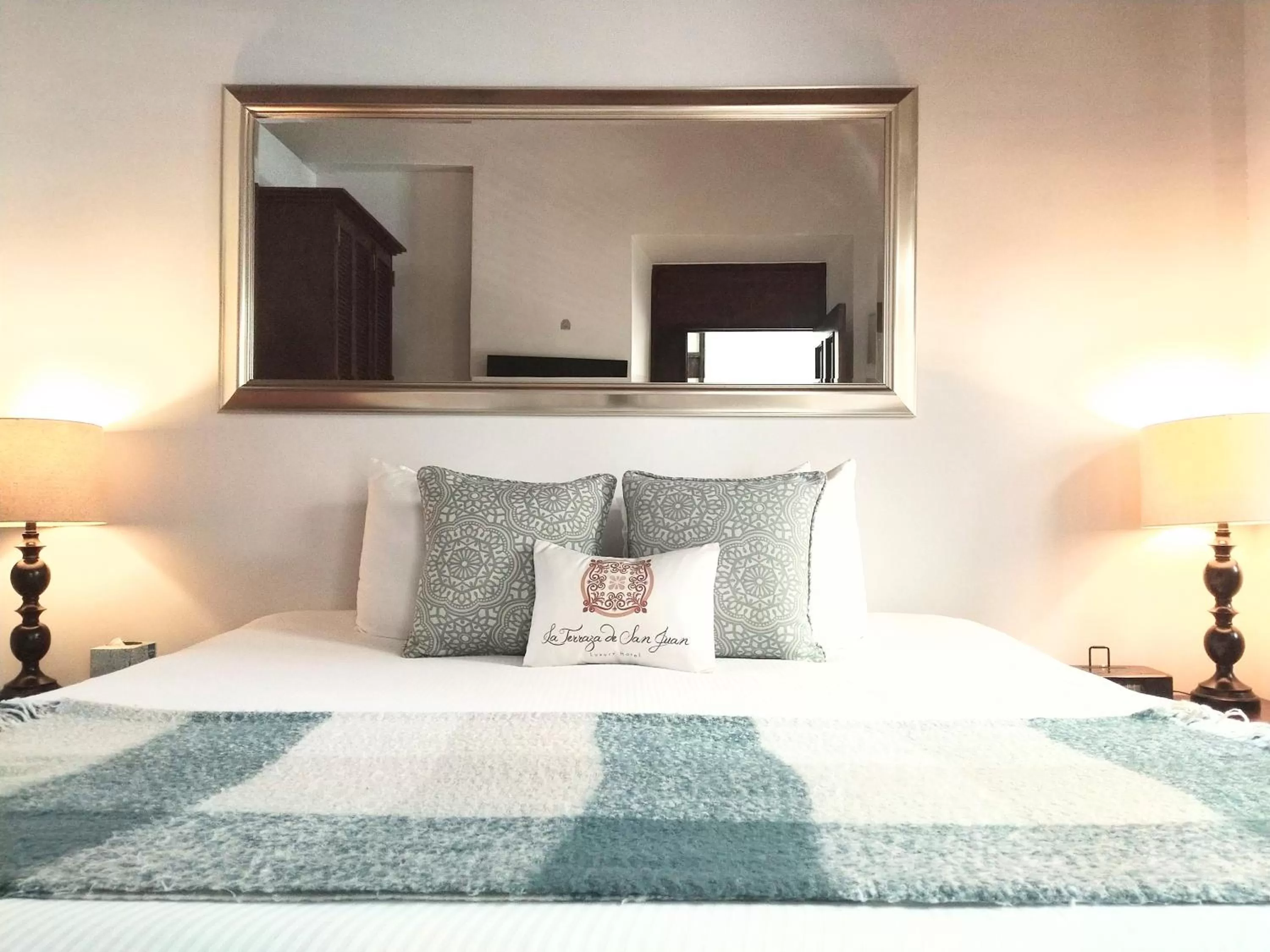 Bed in La Terraza de San Juan