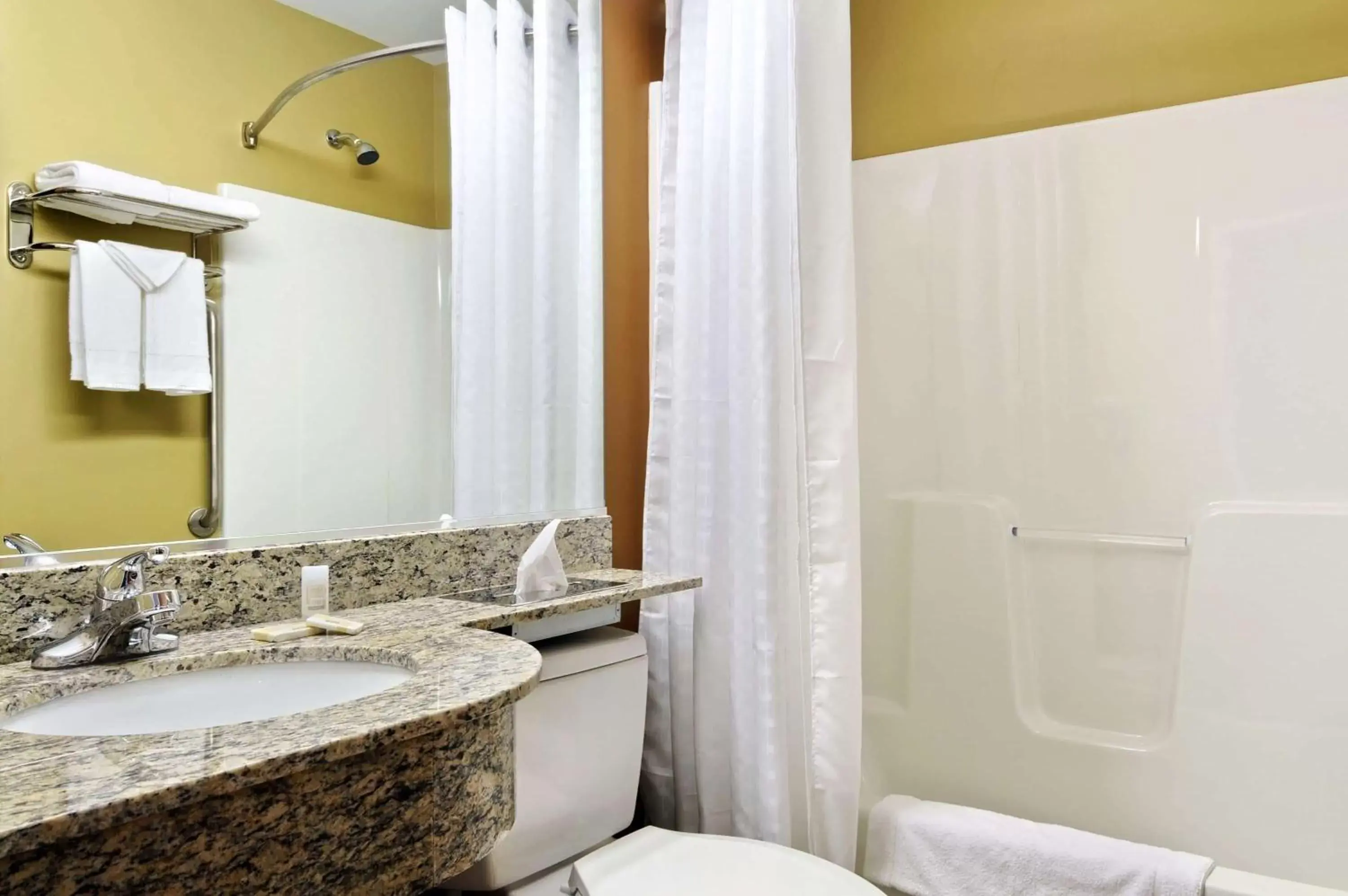 Bathroom in Microtel Inn & Suites by Wyndham Marietta