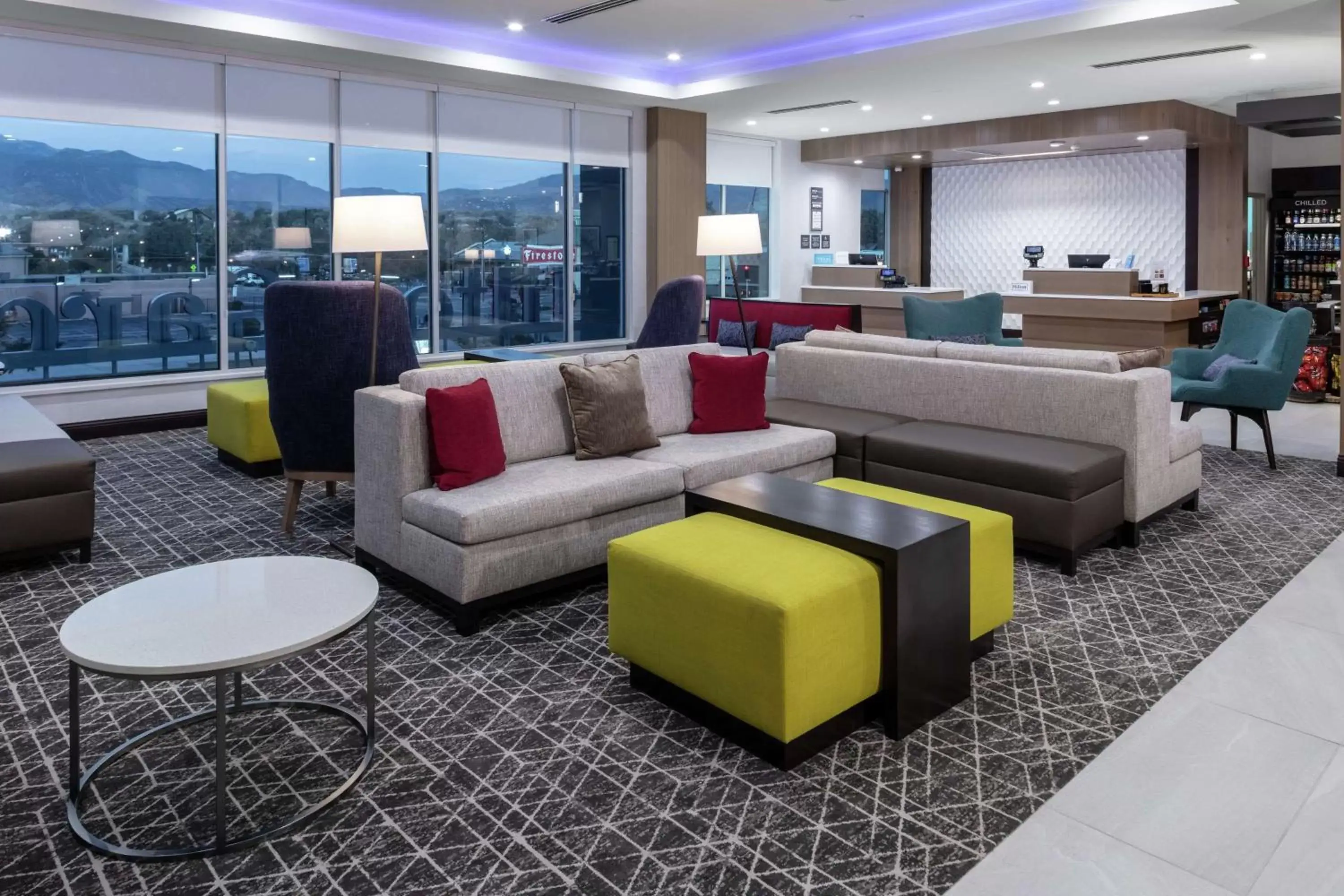 Lobby or reception in Hilton Garden Inn Colorado Springs Downtown, Co Lobby or reception in Hilton Garden Inn Colorado Springs Downtown, Co