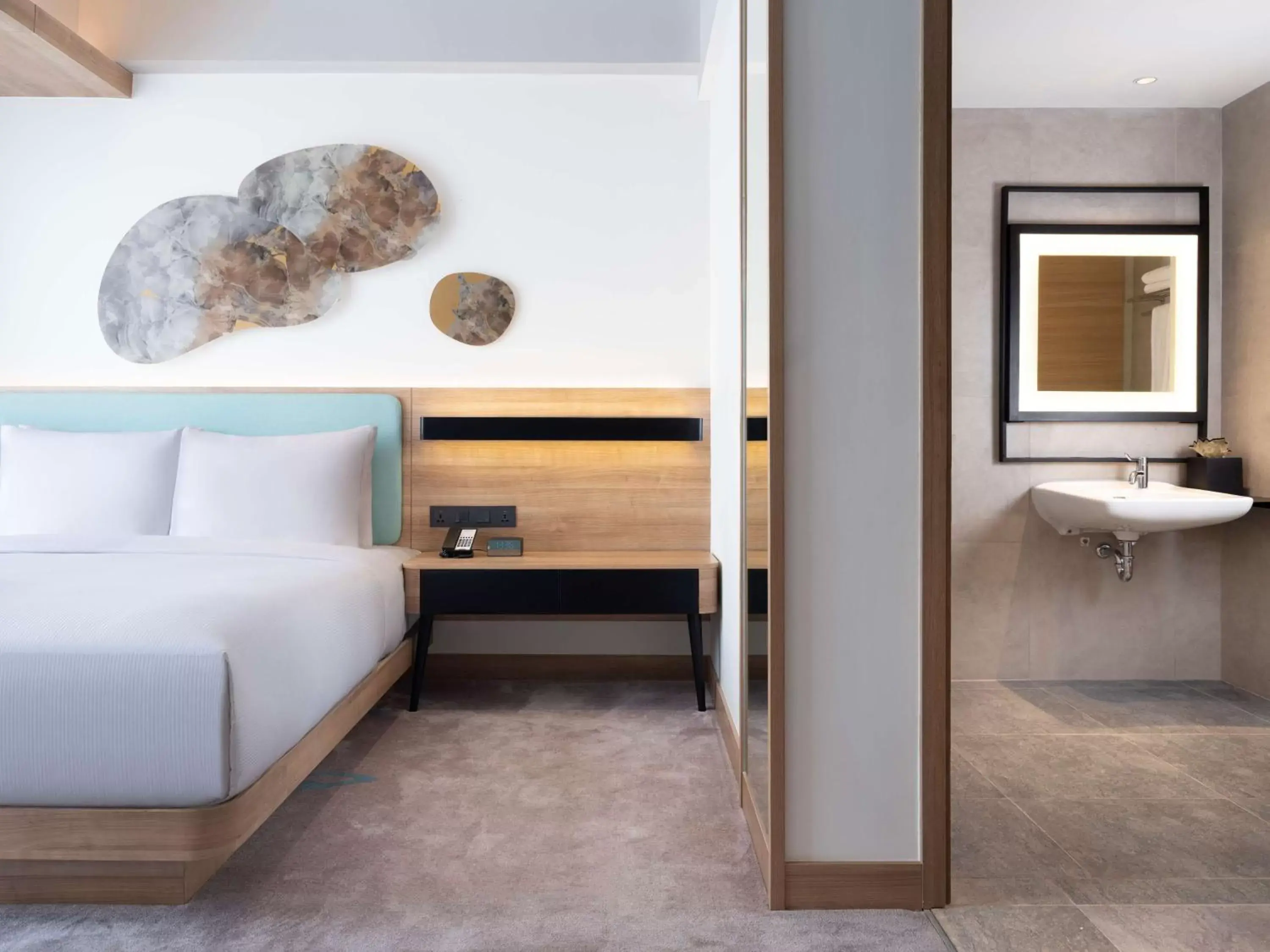 Bed in Hilton Garden Inn Jakarta Taman Palem Bed in Hilton Garden Inn Jakarta Taman Palem