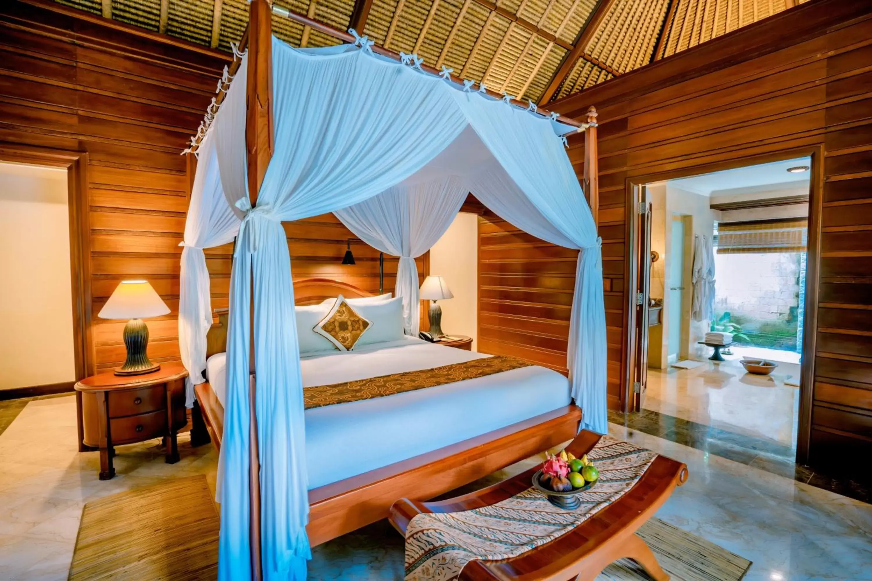 Bed in Puri Wulandari A Boutique Resort & Spa - CHSE Certified