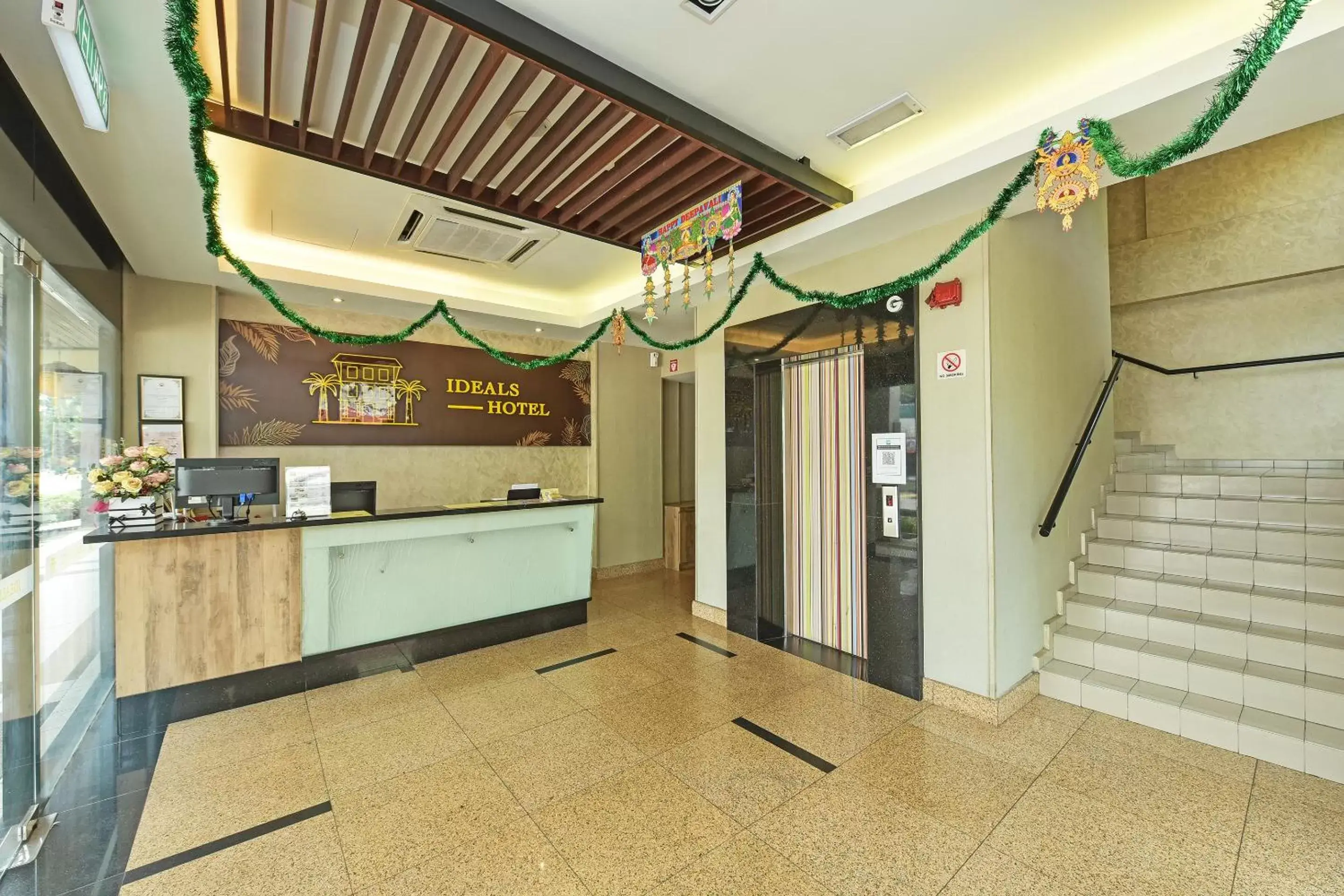 Lobby/Reception in Ideals Hotel Melaka