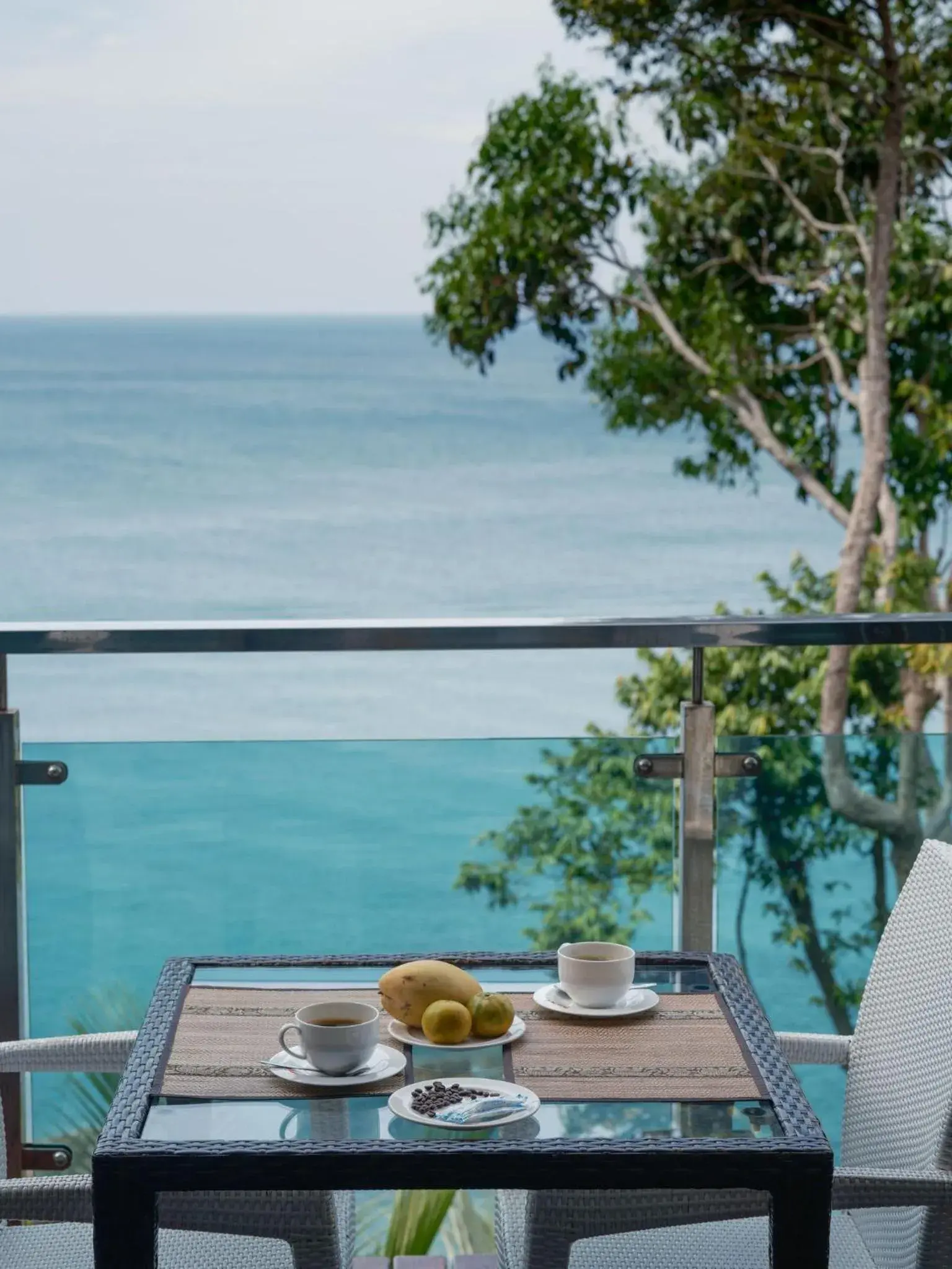 Balcony/Terrace, Sea View in Cliff Lanta Suite-Koh Lanta Krabi