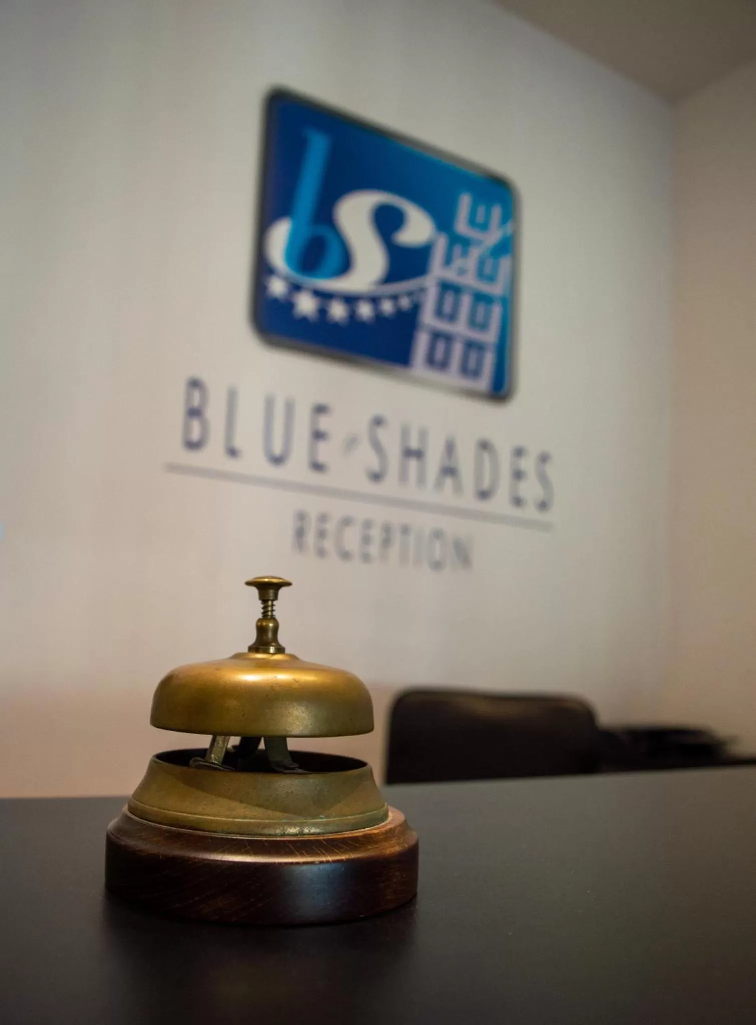 Logo/Certificate/Sign in Blue Shades Hotel