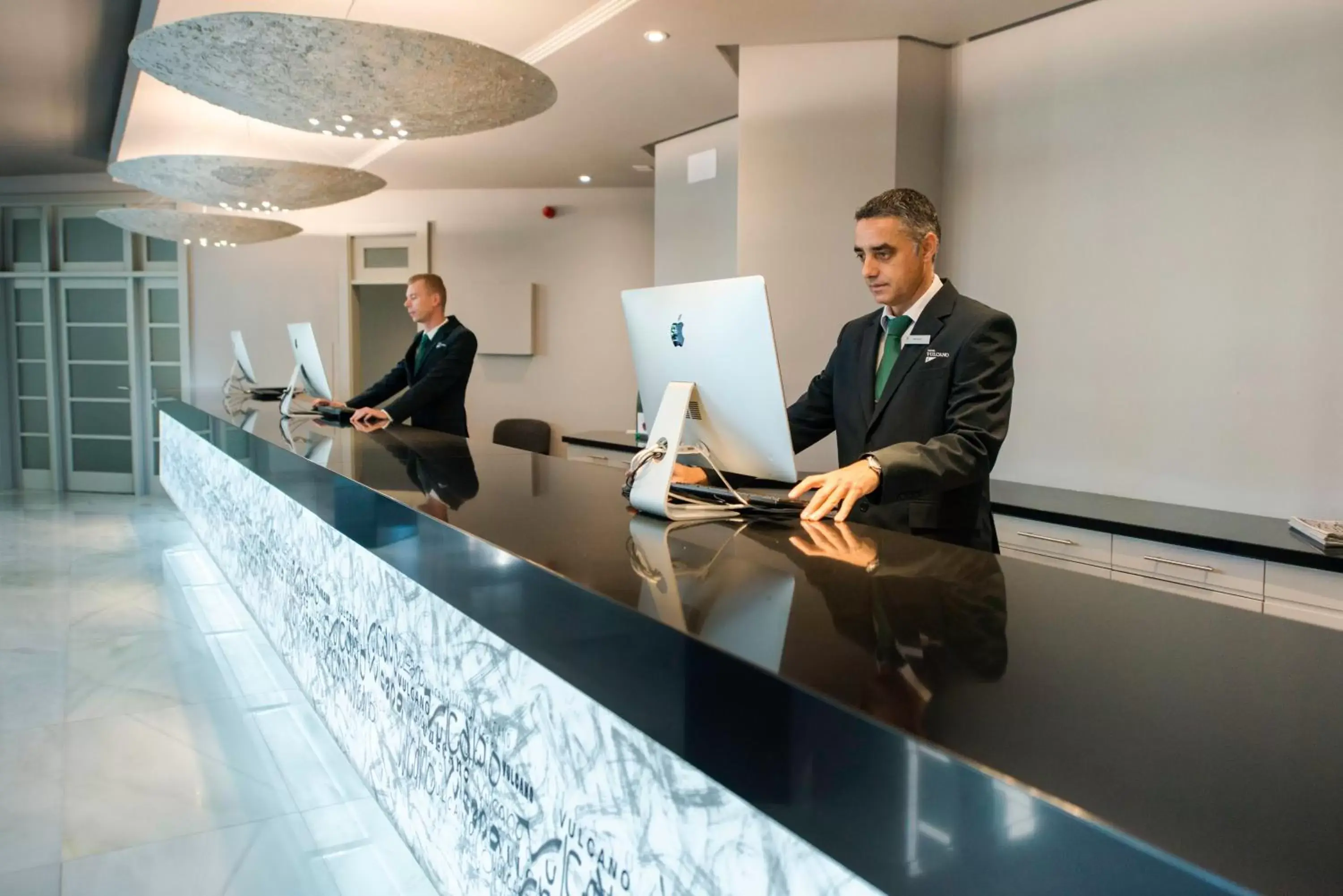 Staff in Spring Hotel Vulcano Staff in Spring Hotel Vulcano