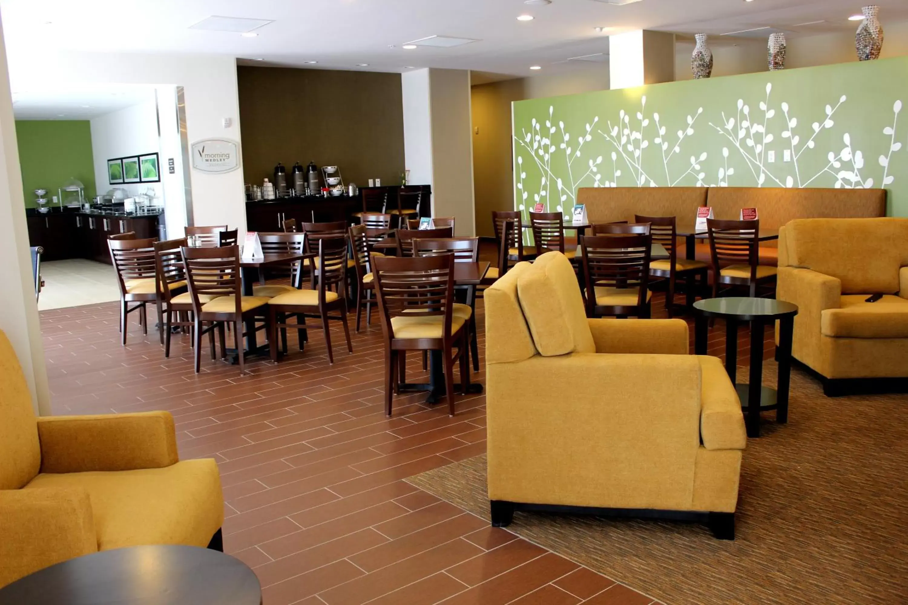 Lobby or reception, Restaurant/Places to Eat in Sleep Inn & Suites