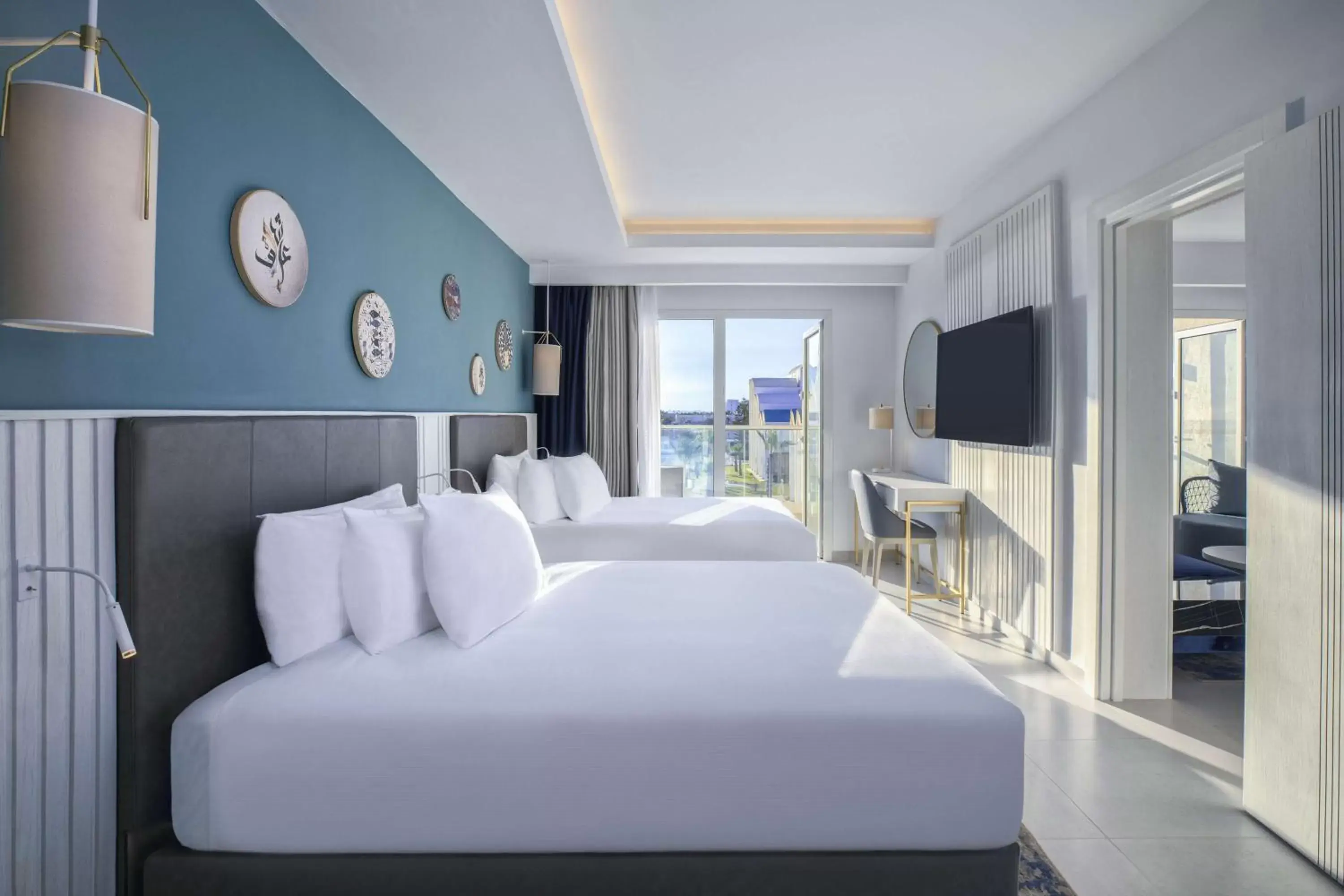 Bed in Hilton Skanes Monastir Beach Resort