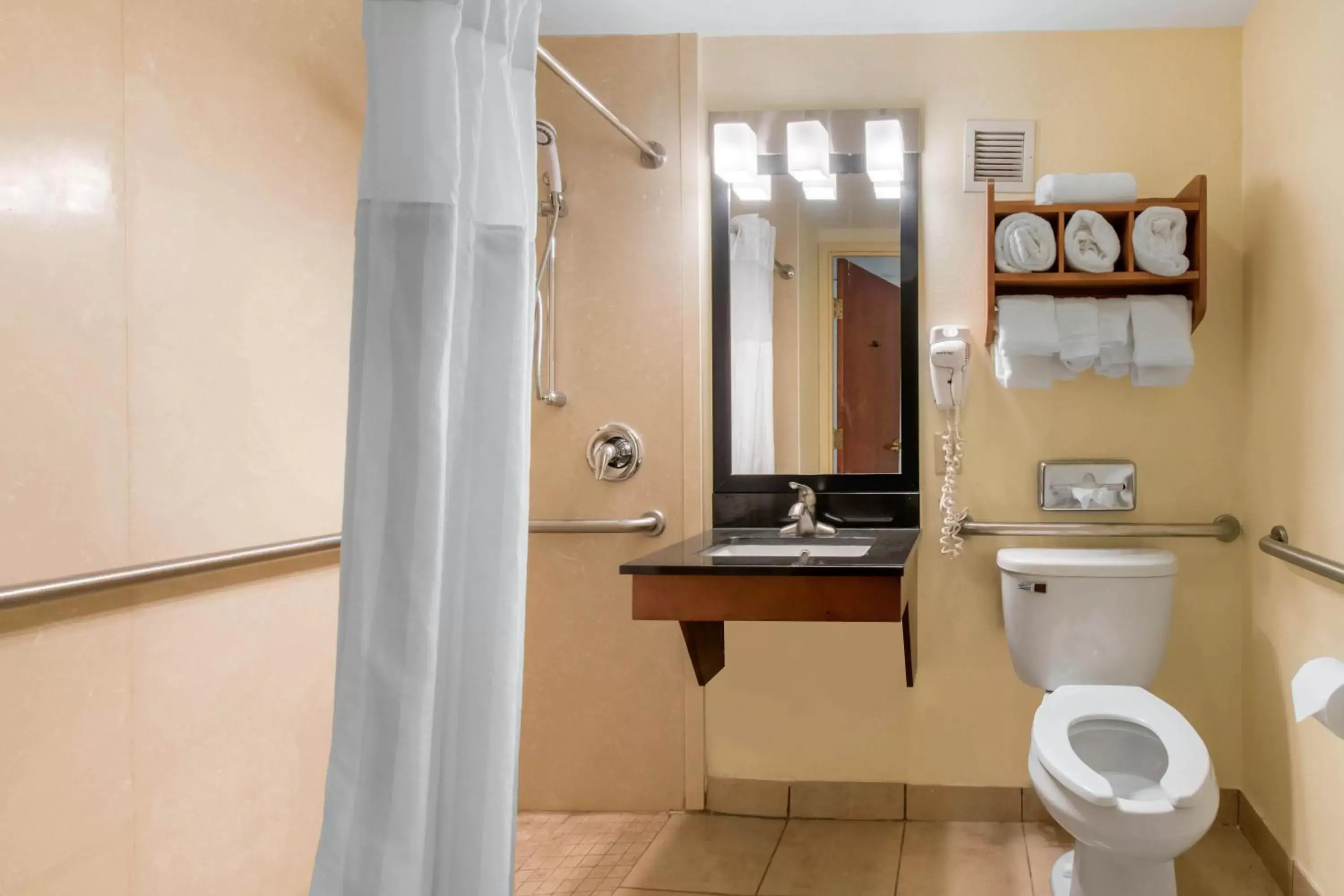 Bathroom in Clarion Hotel & Suites University-Shippensburg