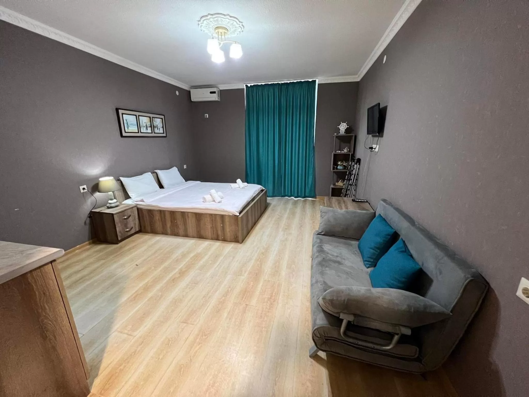 Bed in Holiday Lux Sea Towers Batumi