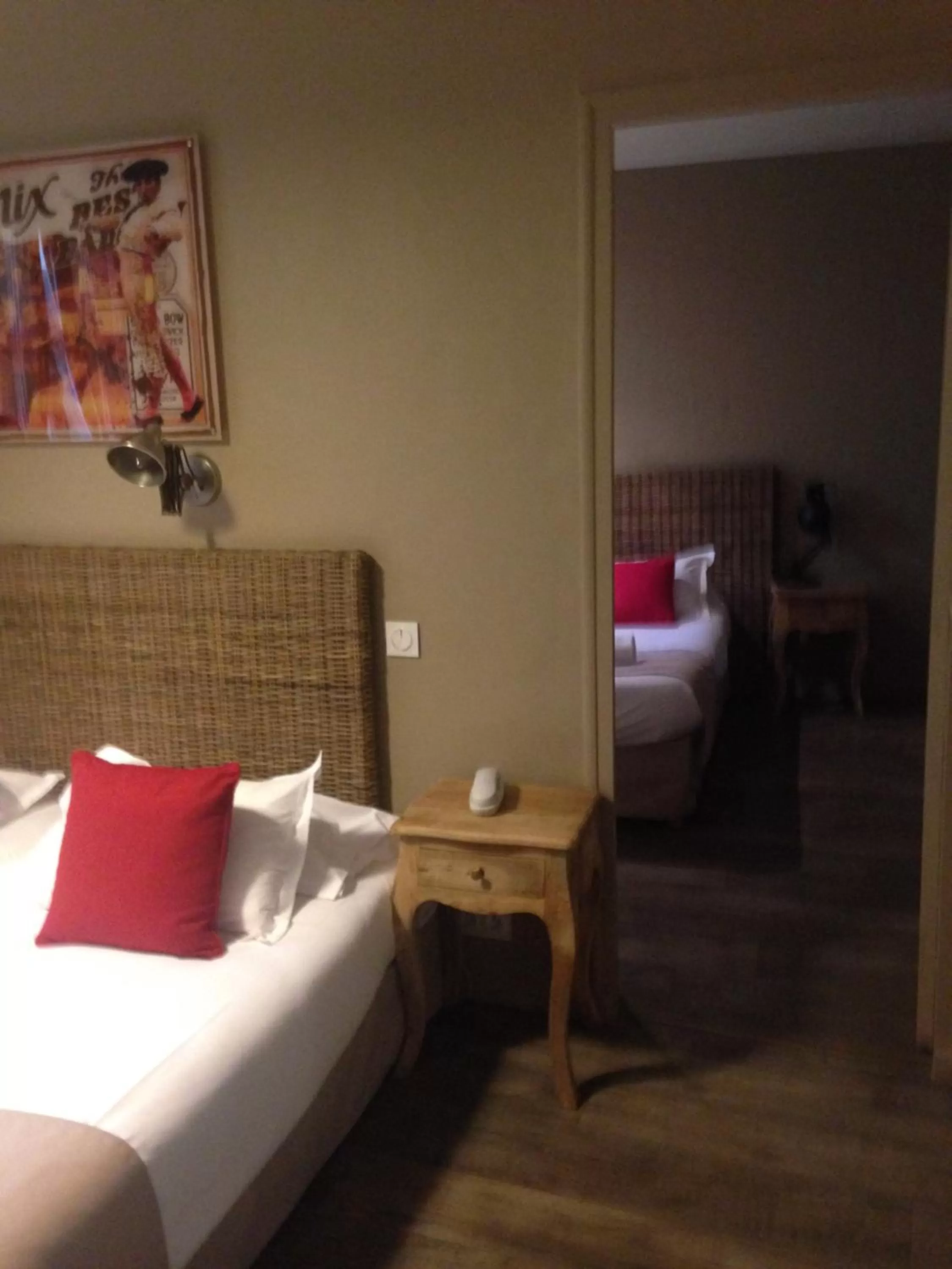 Bed in Hotel Cote Patio