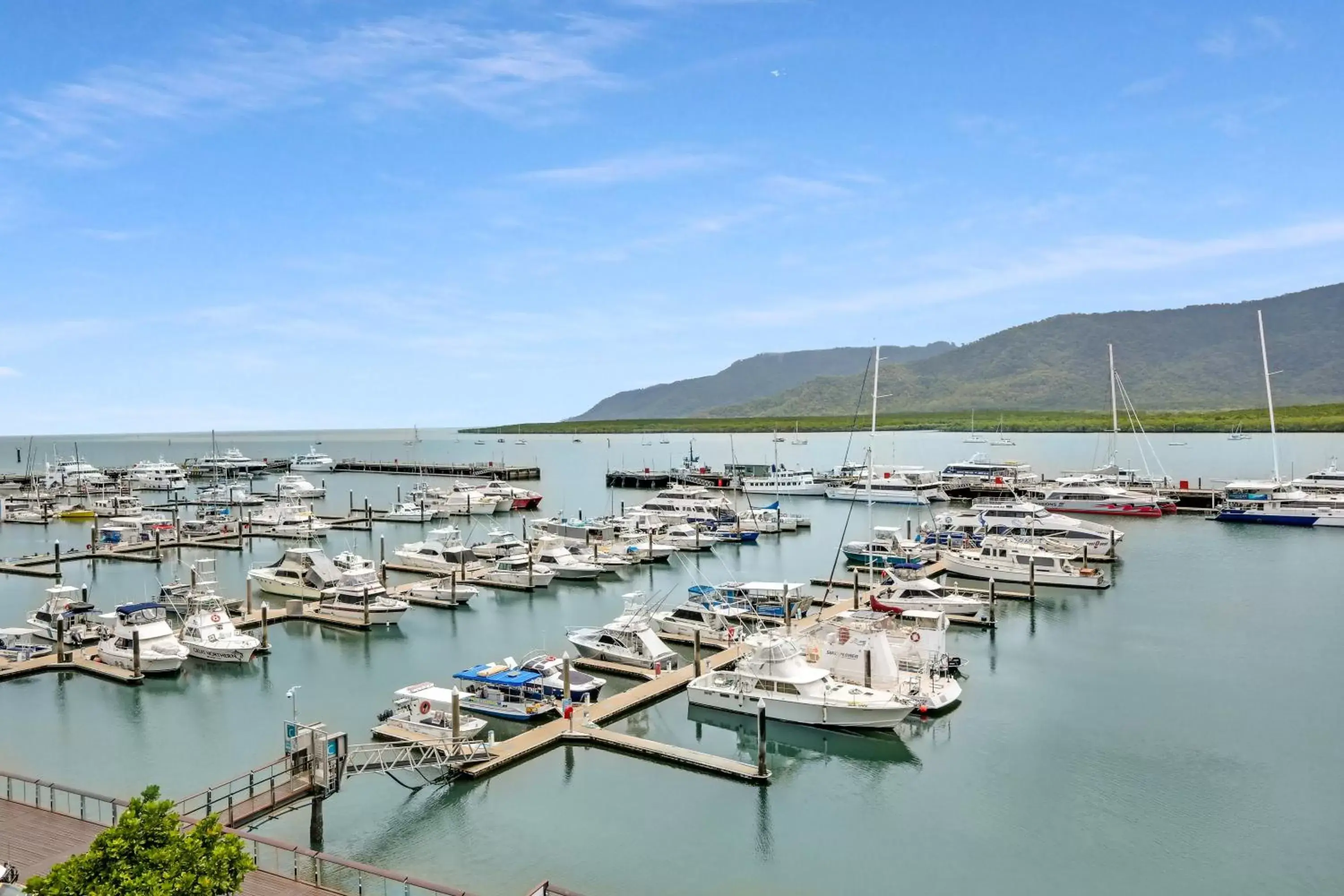 Bird's eye view in Shangri-La The Marina, Cairns