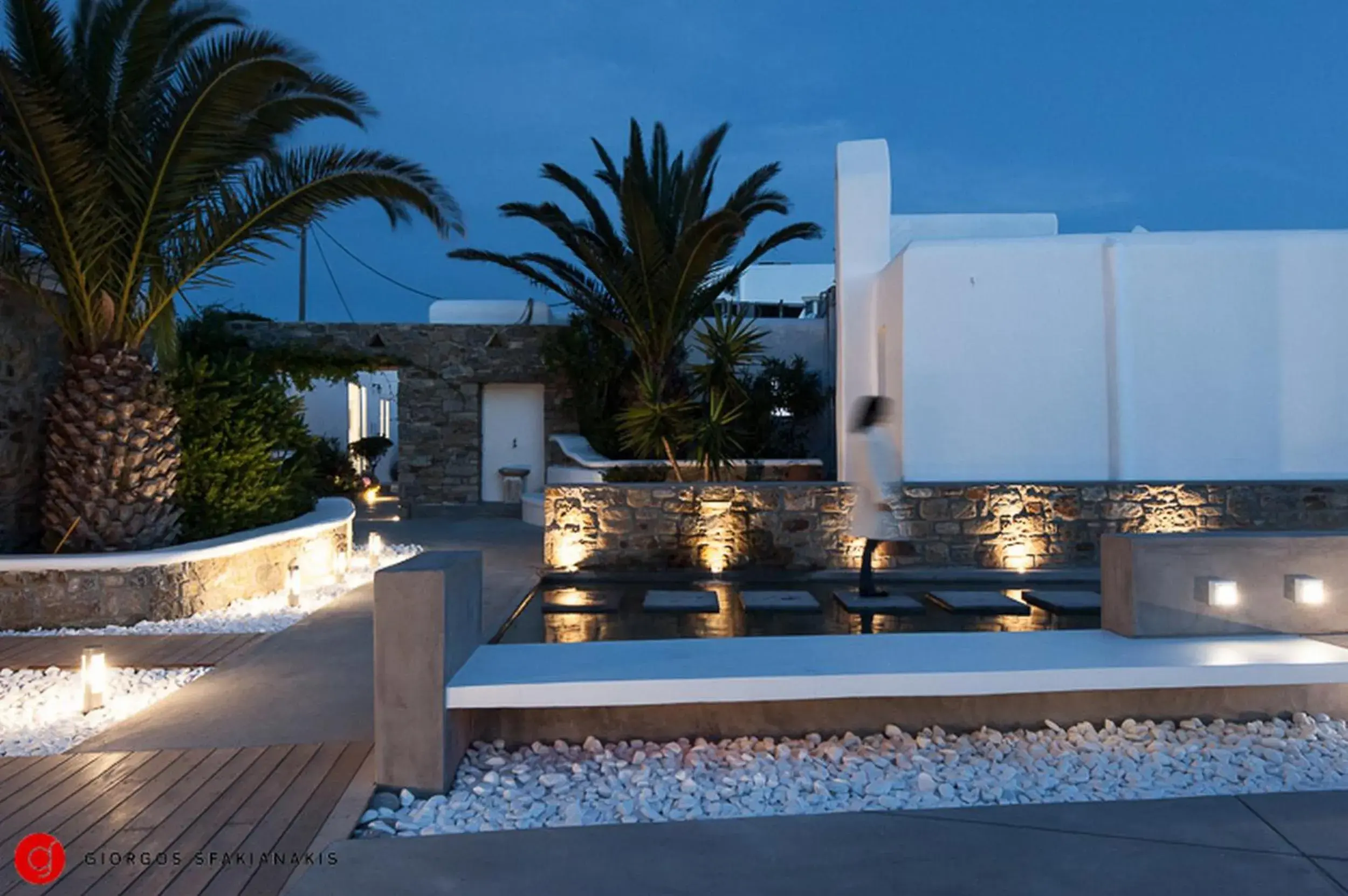 Garden, Swimming Pool in A Hotel Mykonos