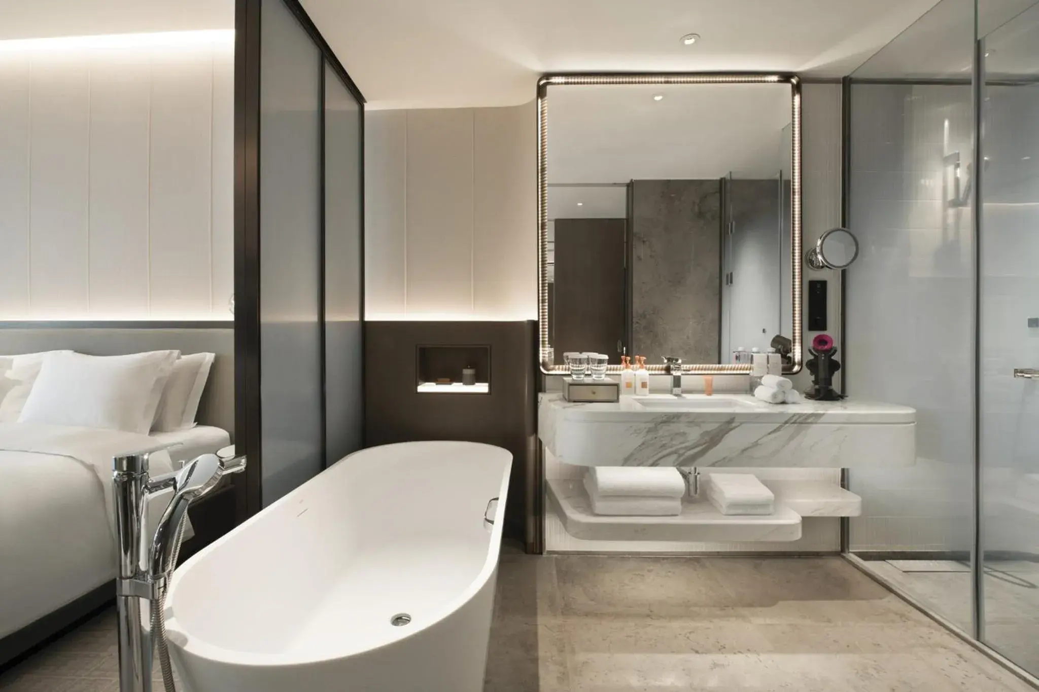 Bathroom in Crowne Plaza Wuhan Optics Valley, an IHG Hotel
