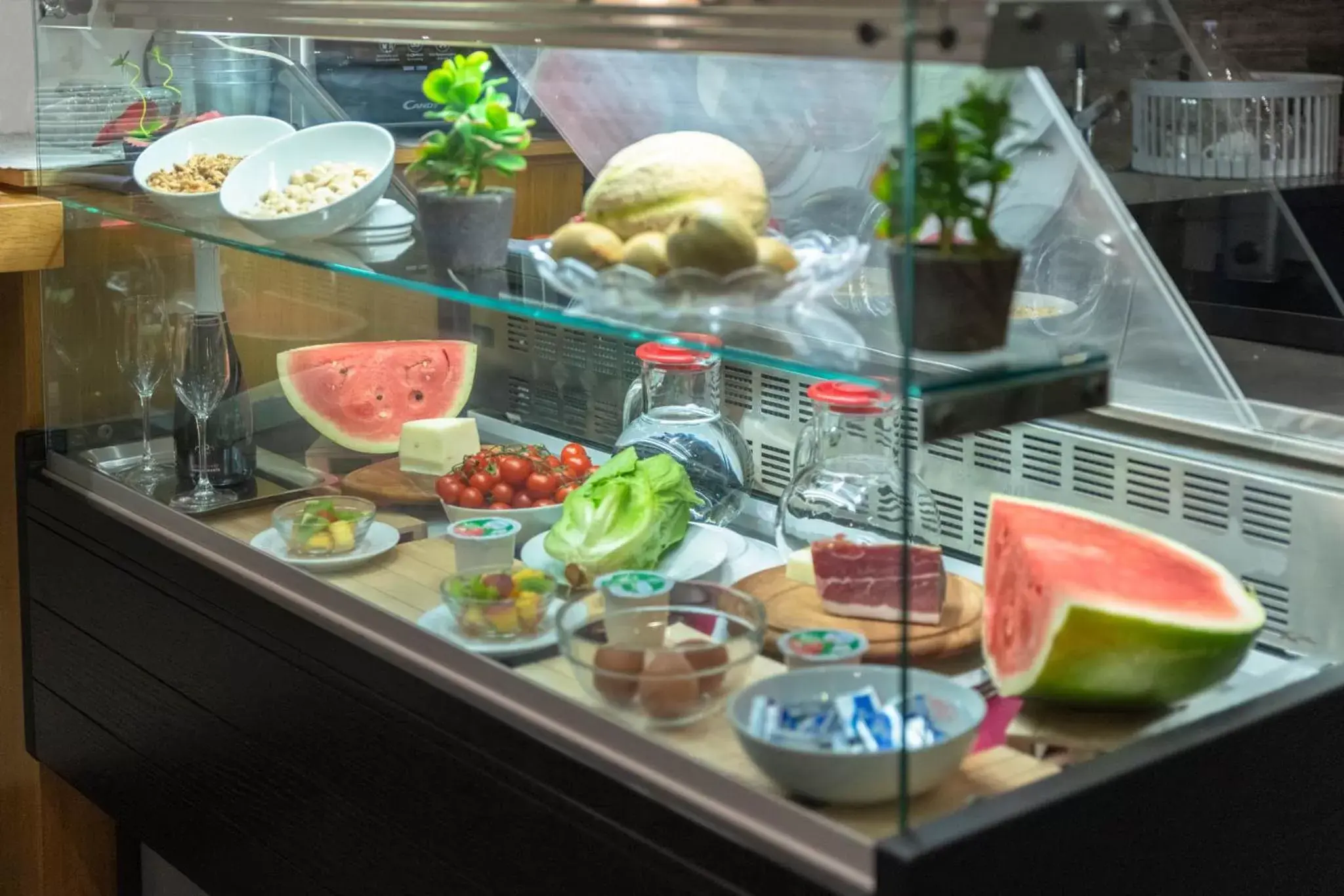 Continental breakfast in Trevi Palace Hotel Continental breakfast in Trevi Palace Hotel