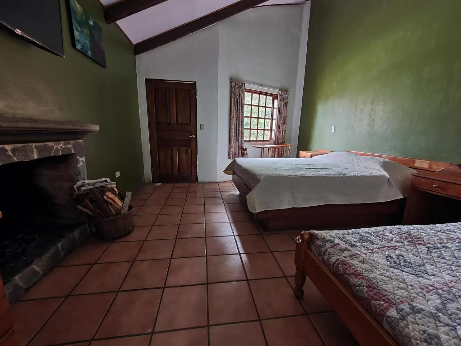 Bed in Hotel Villa Zurqui