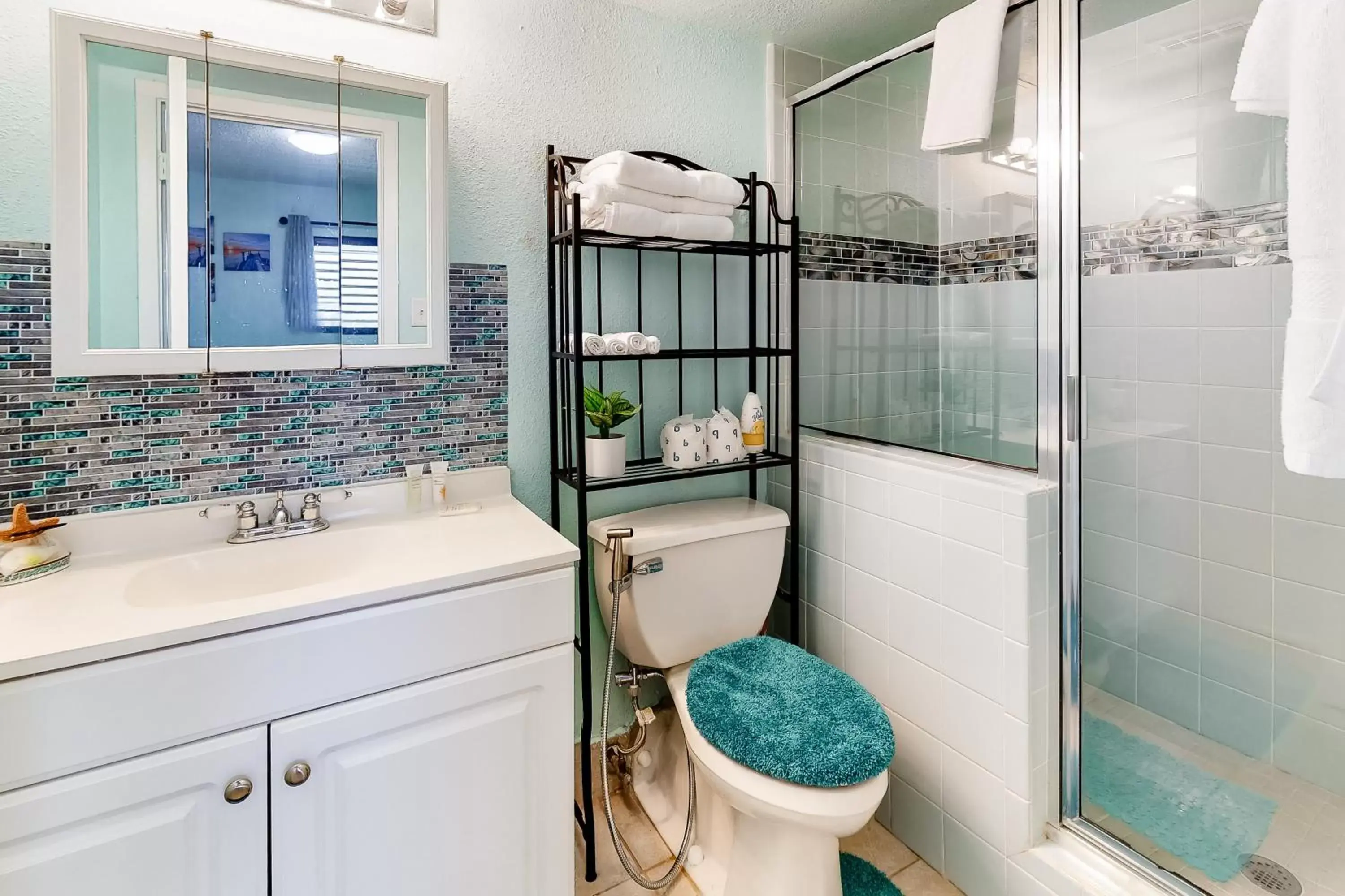 Bathroom in Seawall Apartments