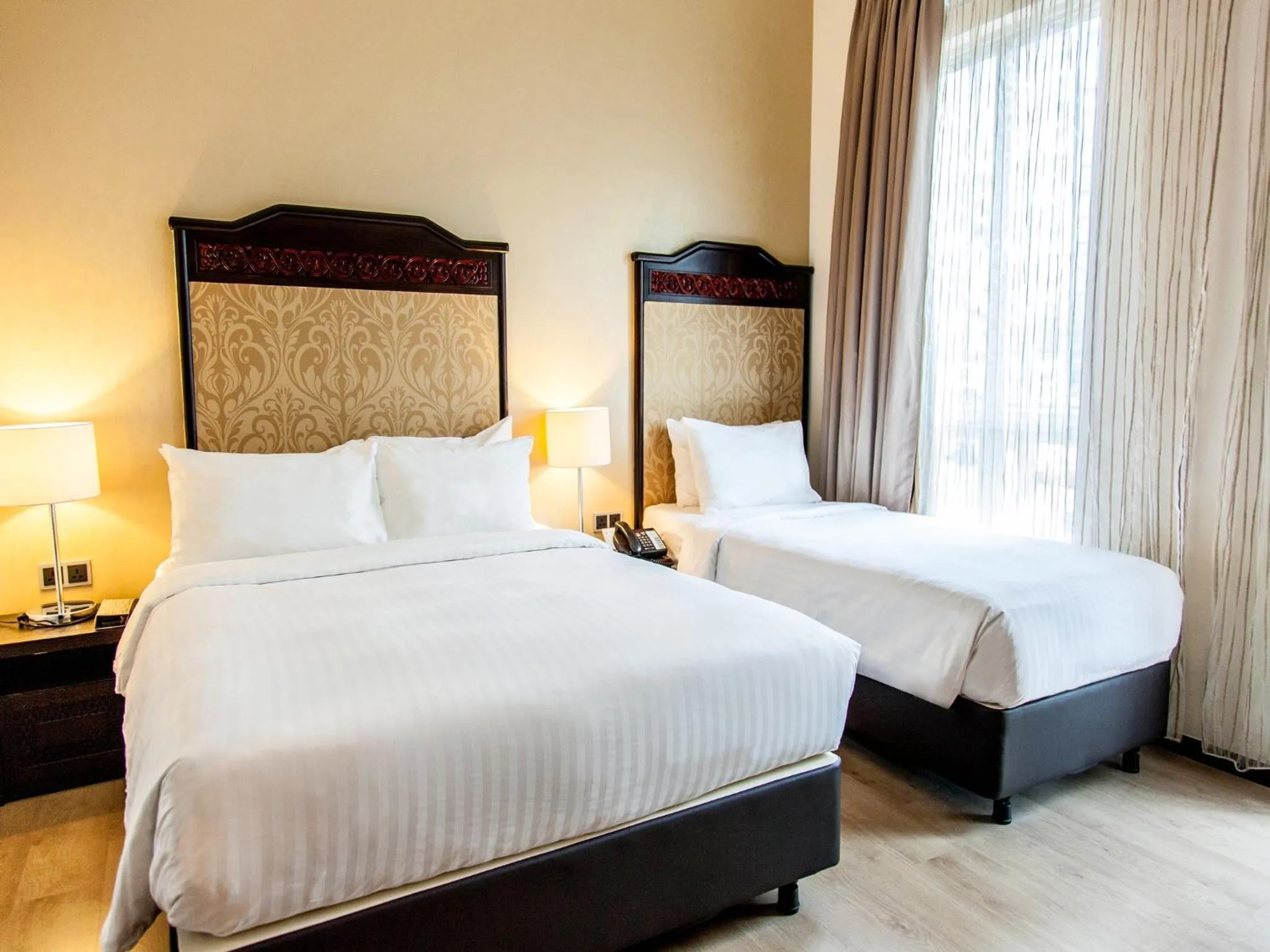 Bedroom, Bed in Village Hotel Albert Court by Far East Hospitality