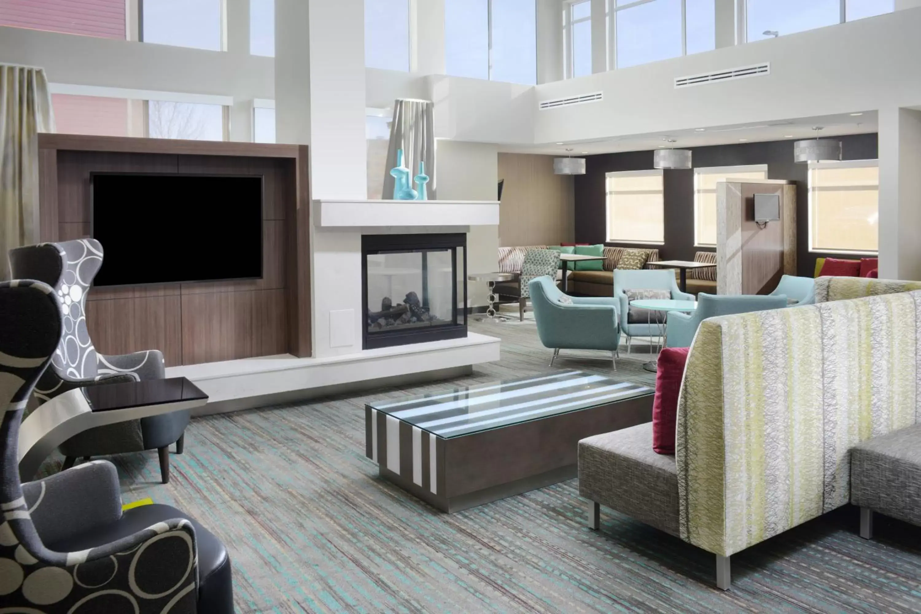 Lobby or reception, Seating Area in Residence Inn by Marriott Denver Southwest/Littleton