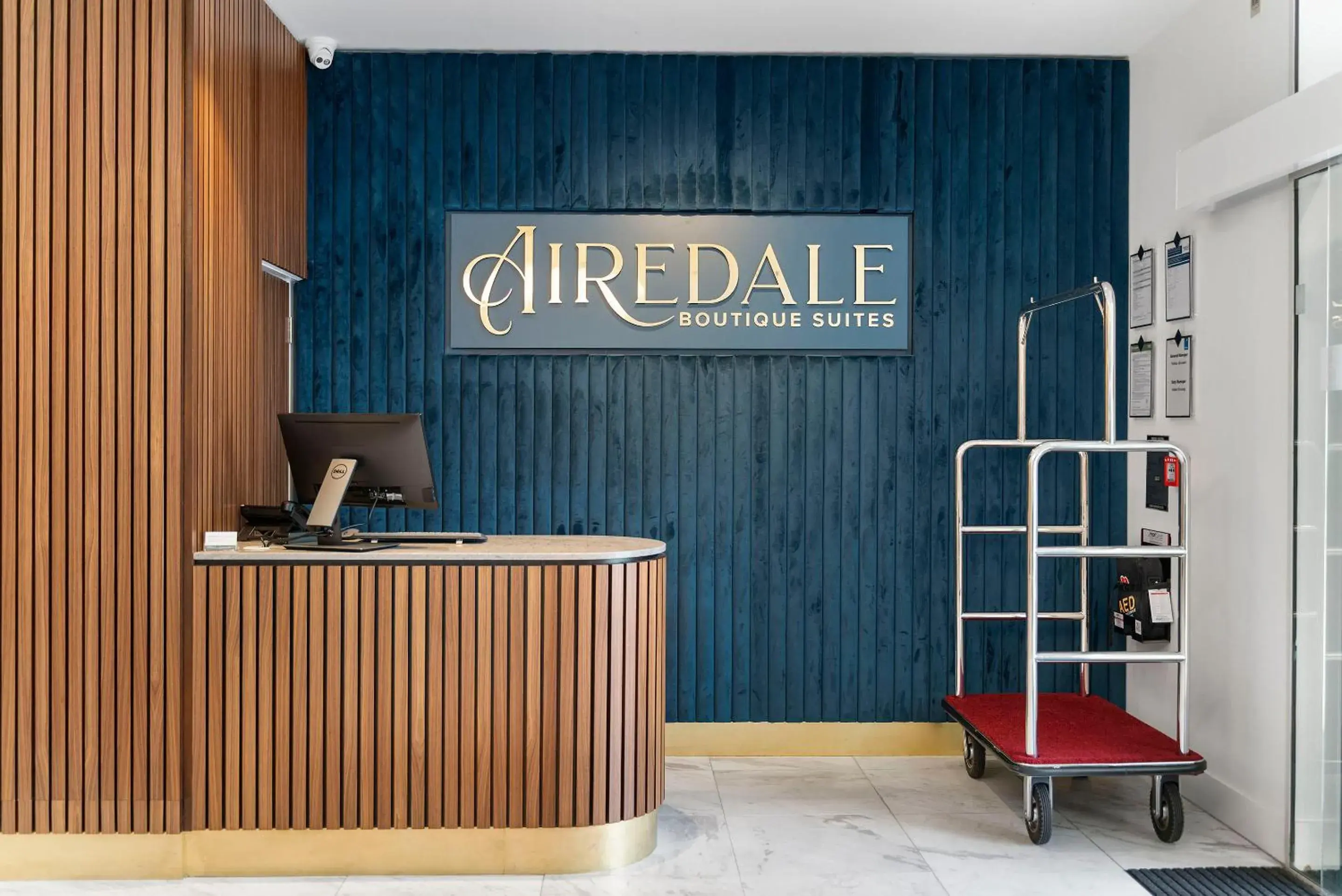 Property logo or sign in Airedale Boutique Suites
