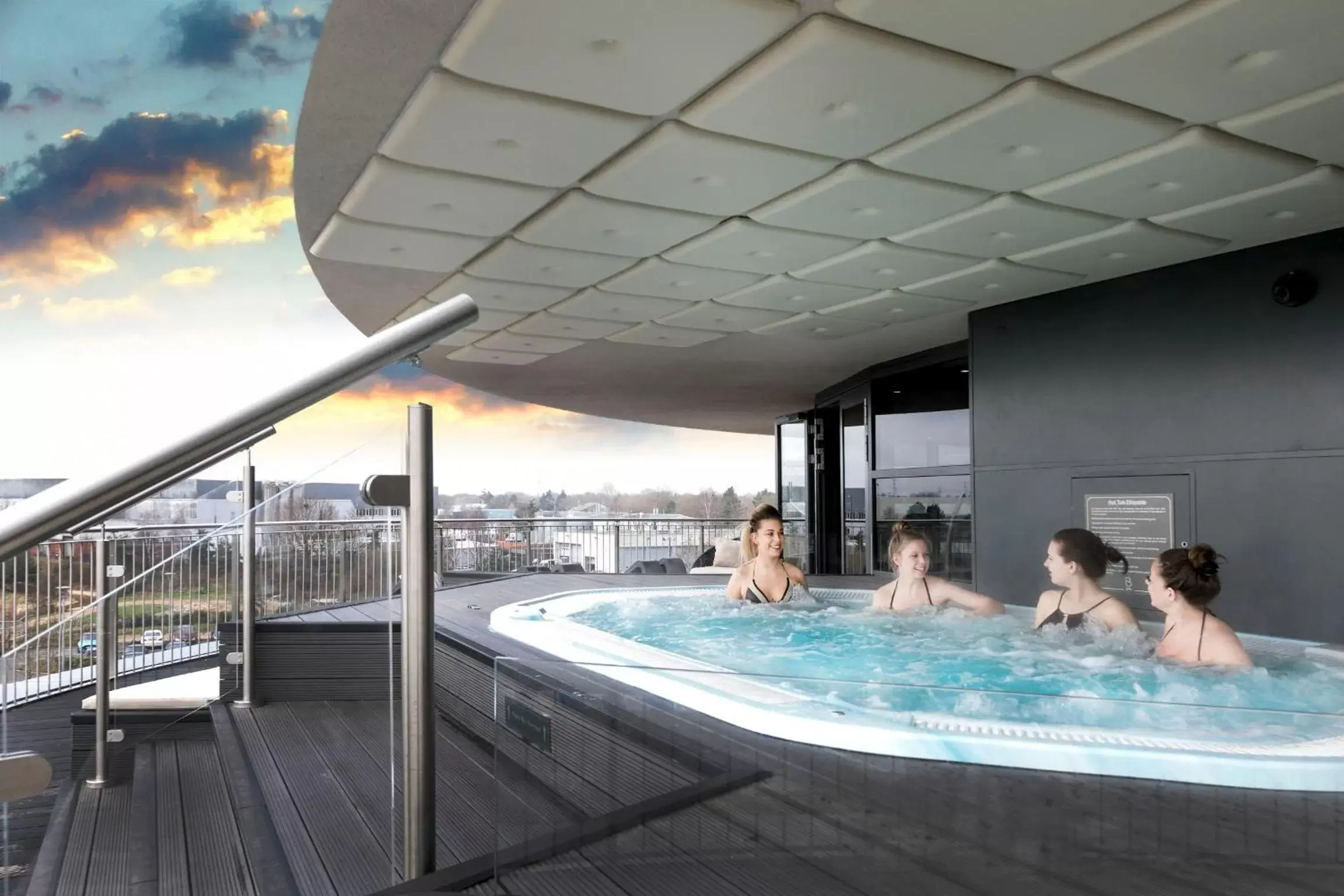 Hot Tub, Swimming Pool in Brooklands Hotel & Spa