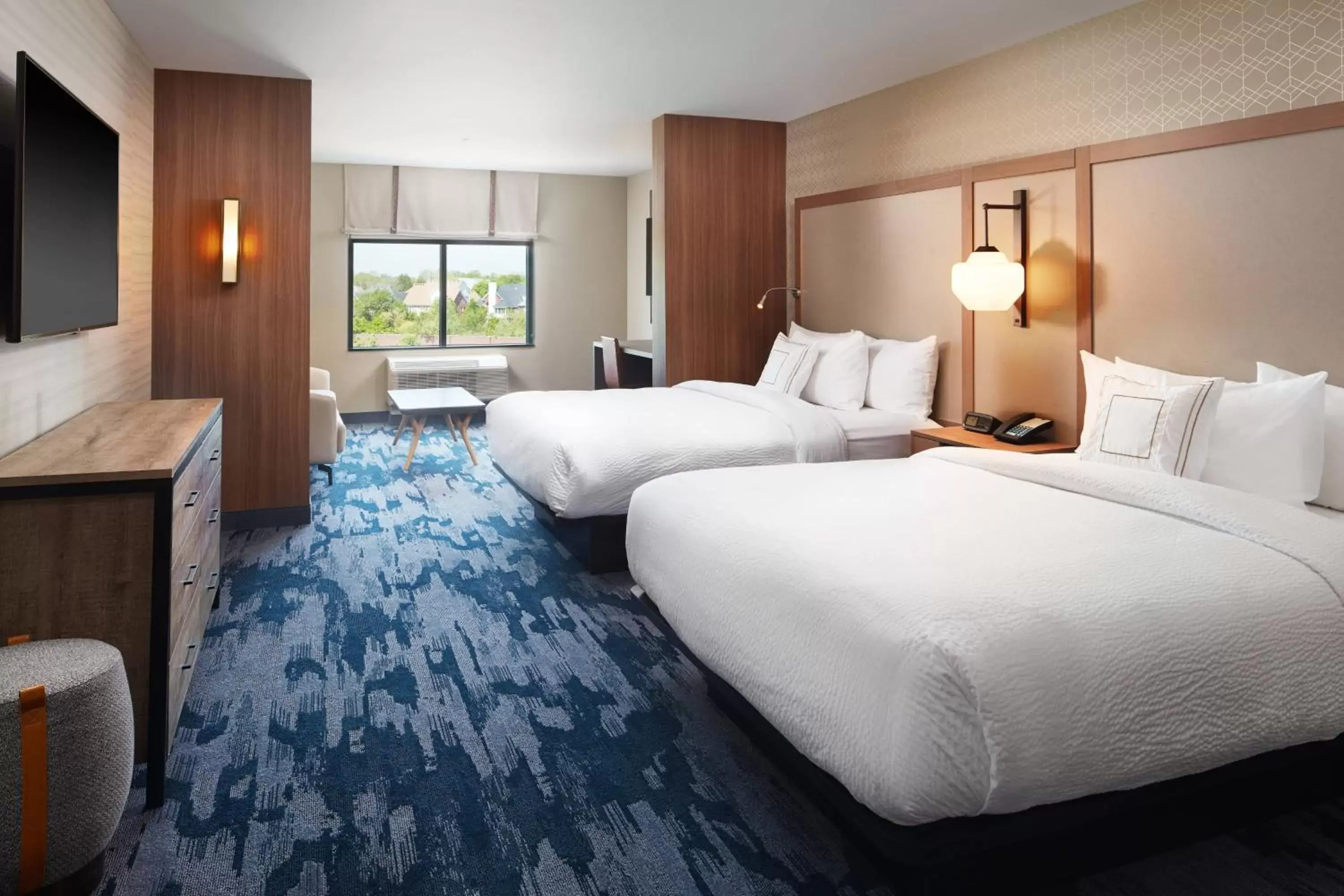 Bedroom in Fairfield Inn & Suites By Marriott Louisville Northeast