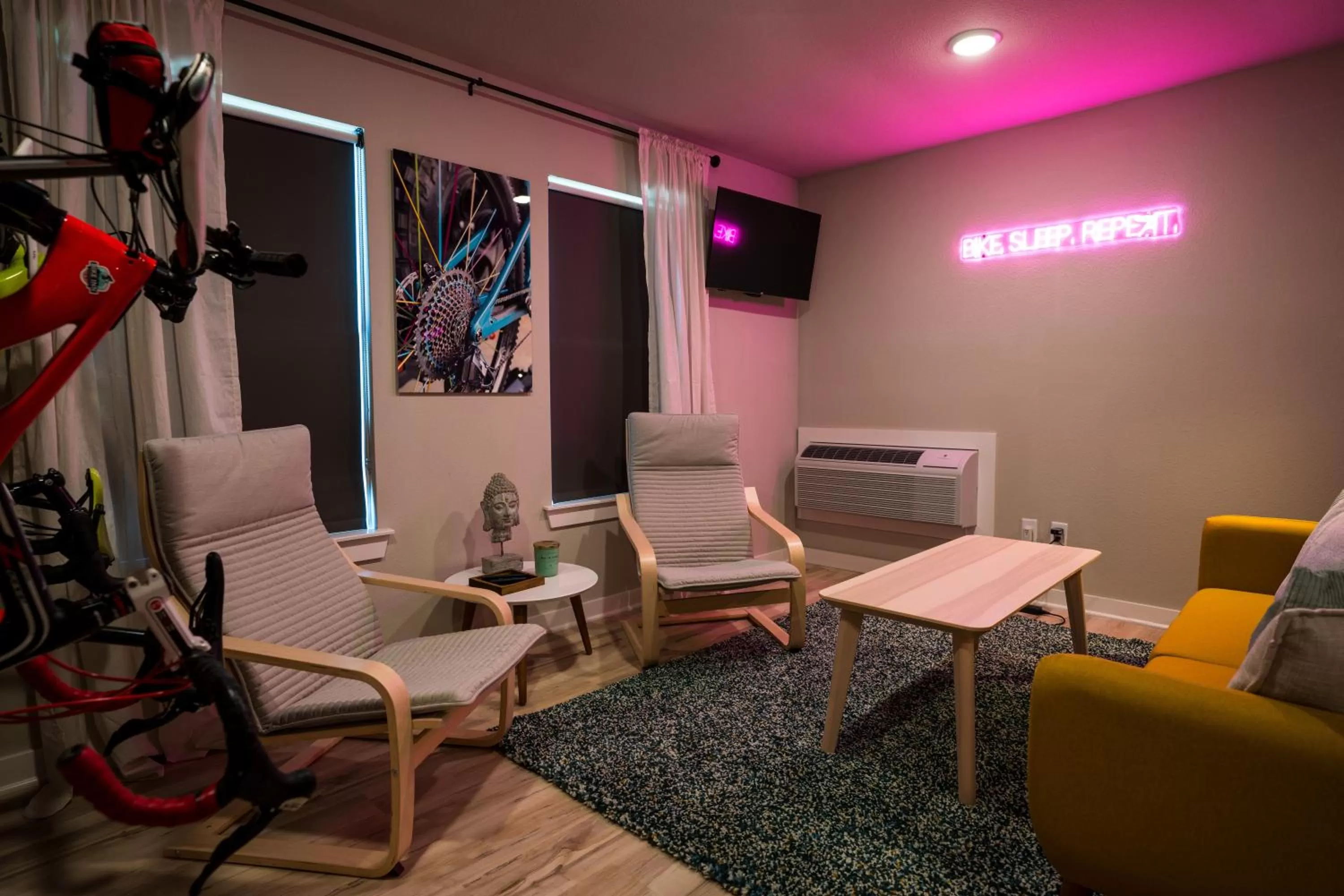 Living room in The Bike Inn