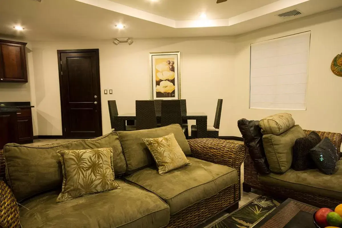 Living room, Seating Area in Monaco Condominiums