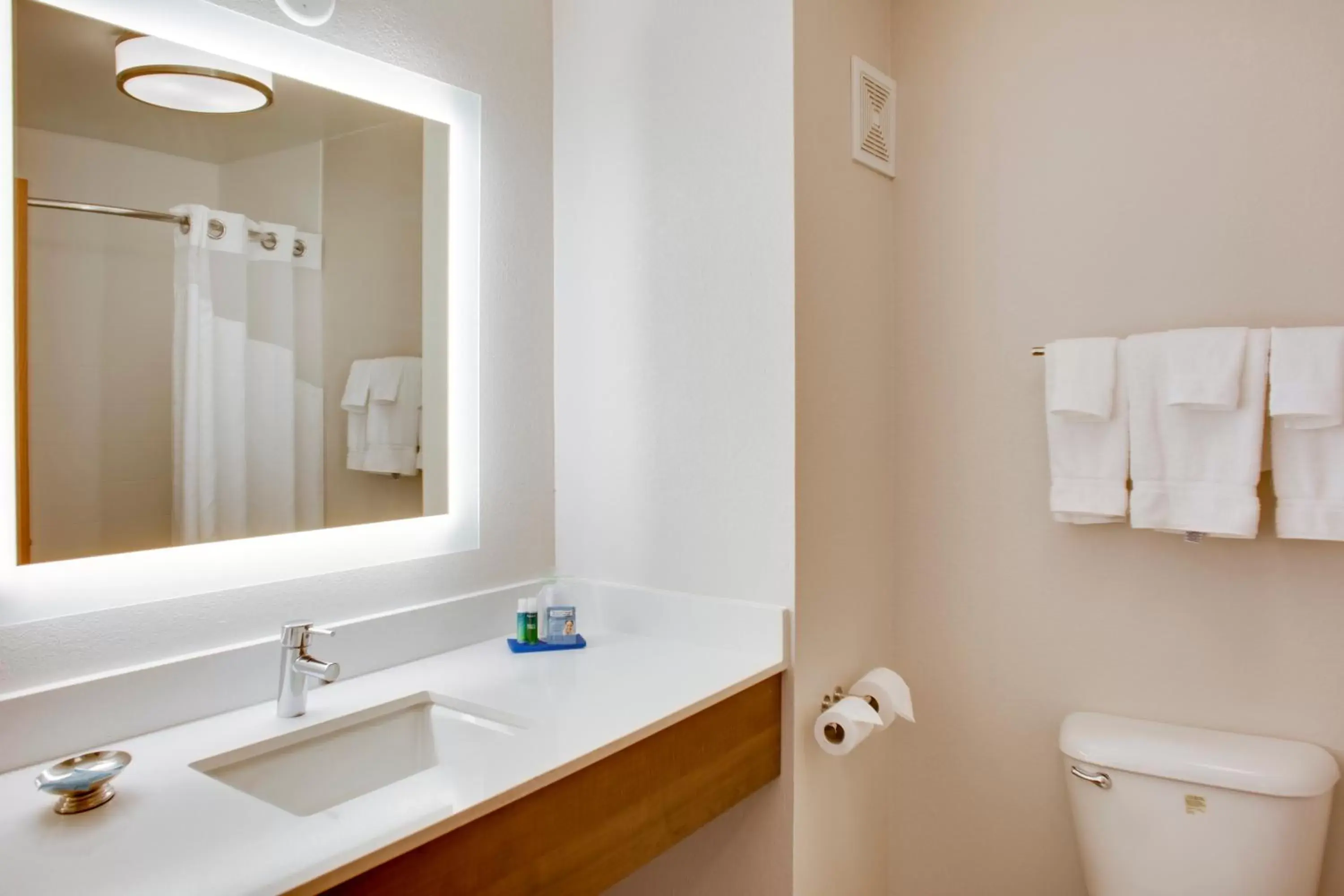 Photo of the whole room, Bathroom in Holiday Inn Express Hotel & Suites Chickasha, an IHG Hotel