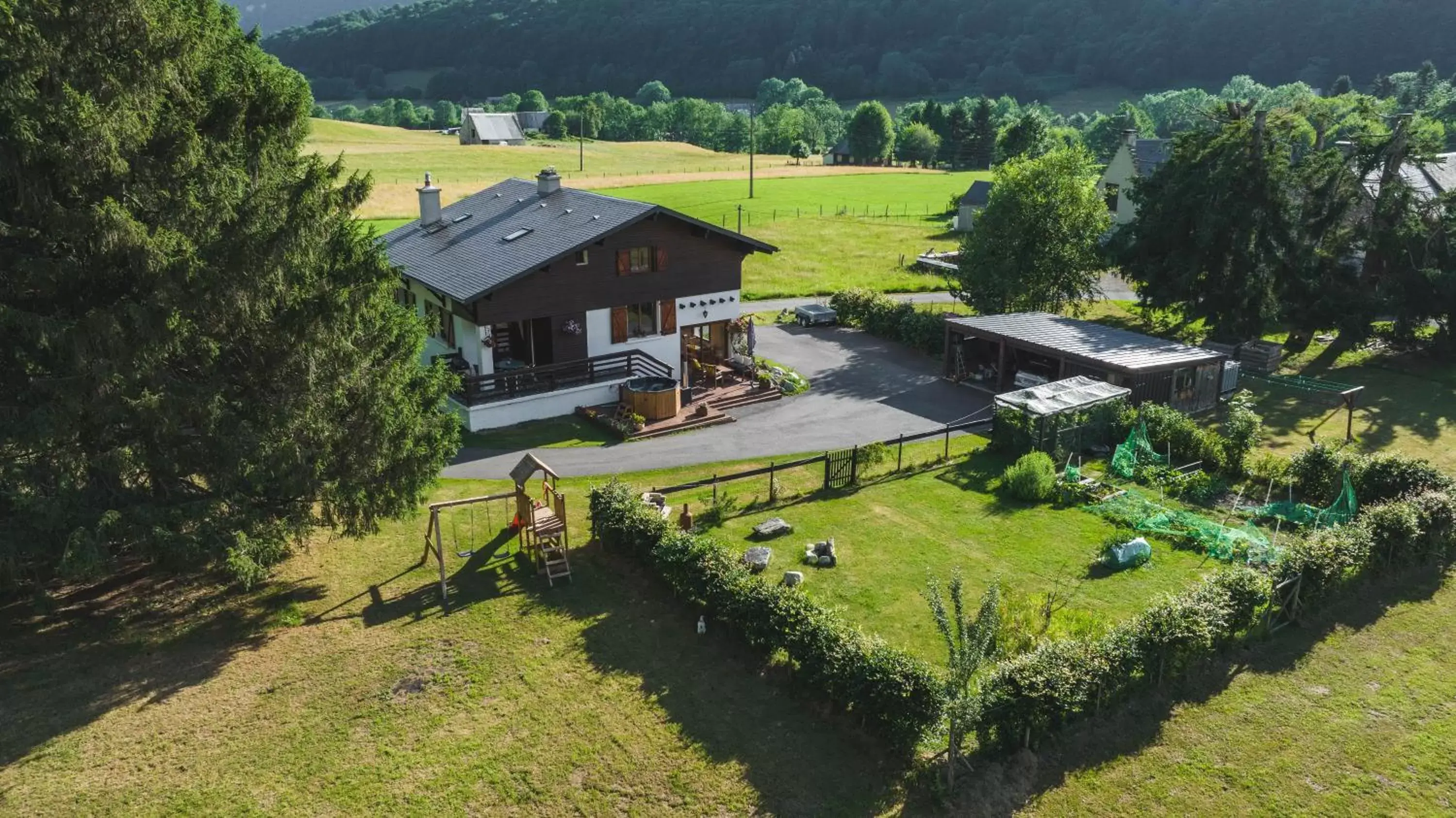 Bird's eye view in Chalet Ouréa