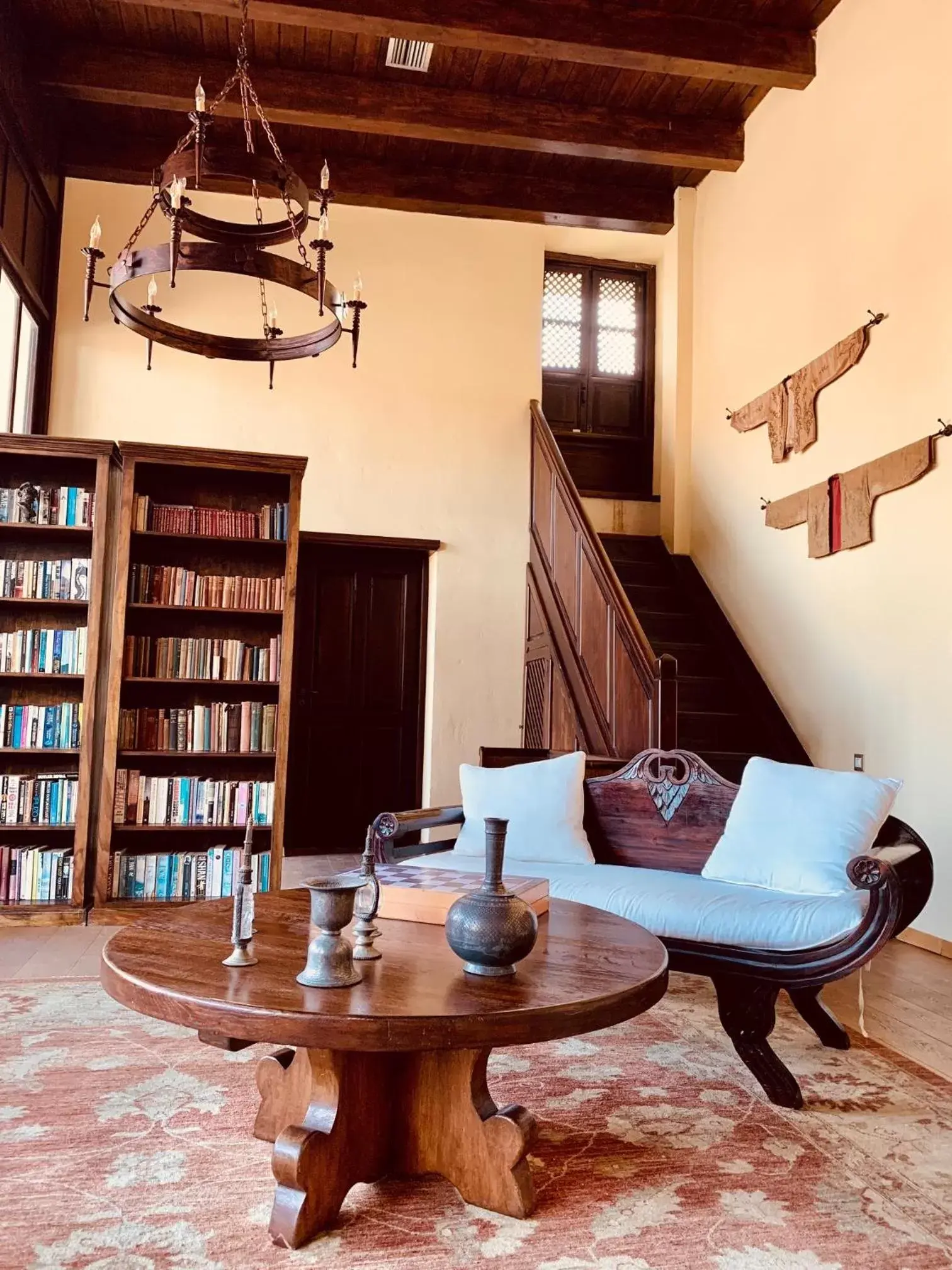 Library in Spirit Of The Knights Boutique Hotel