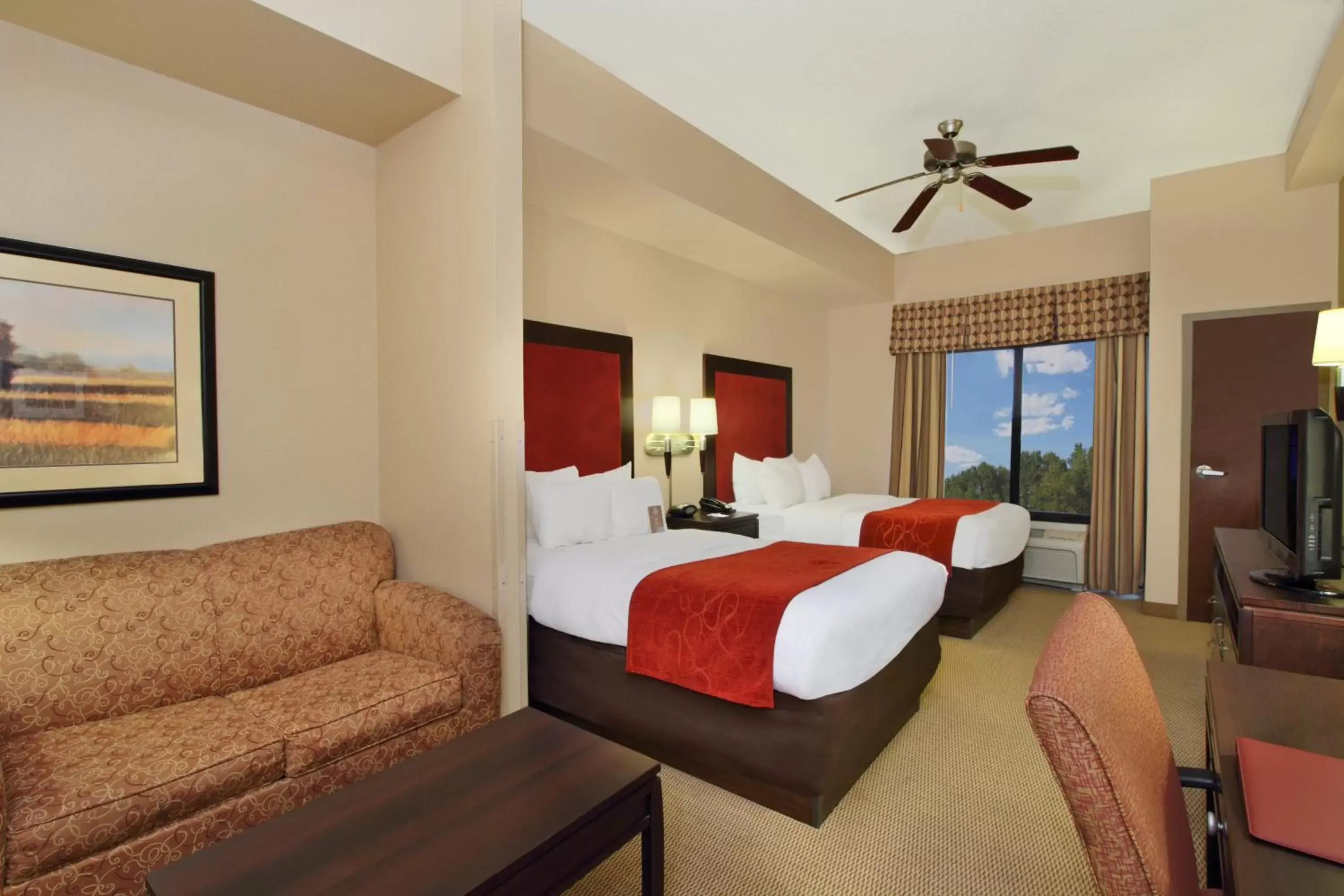 King Suite with Two King Beds and Sofa Bed - Non-Smoking in Comfort Suites DFW N/Grapevine