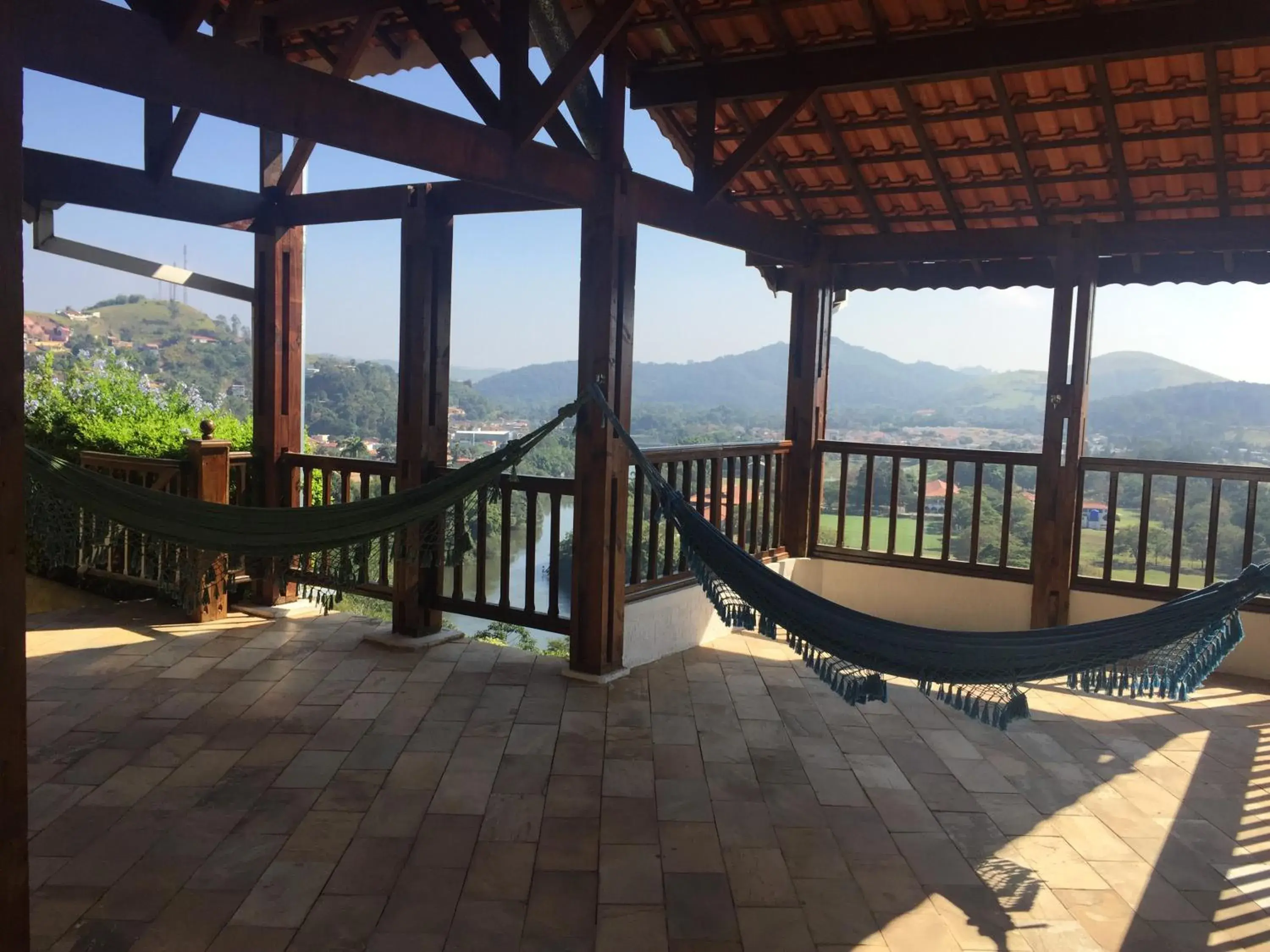 Patio, Balcony/Terrace in Guararema Parque Hotel