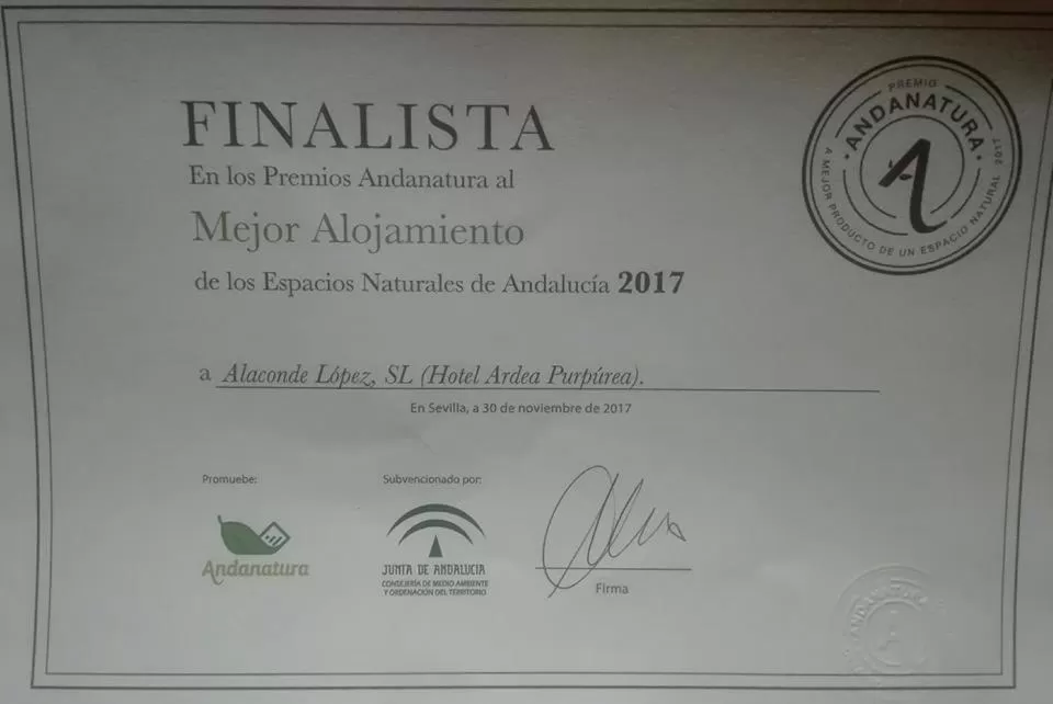 Logo/Certificate/Sign in Ardea Purpurea