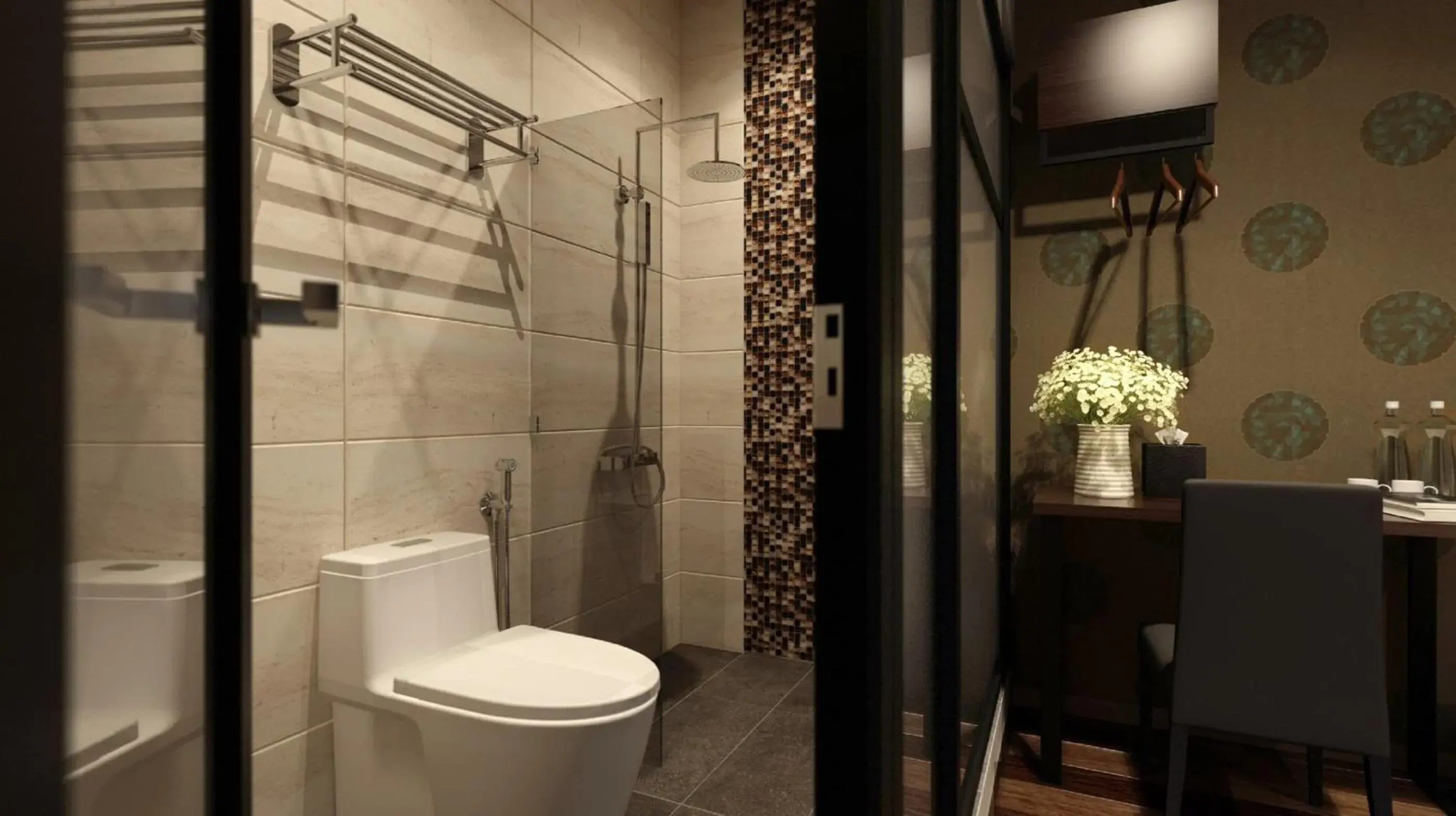 Bathroom in The Square Hotel