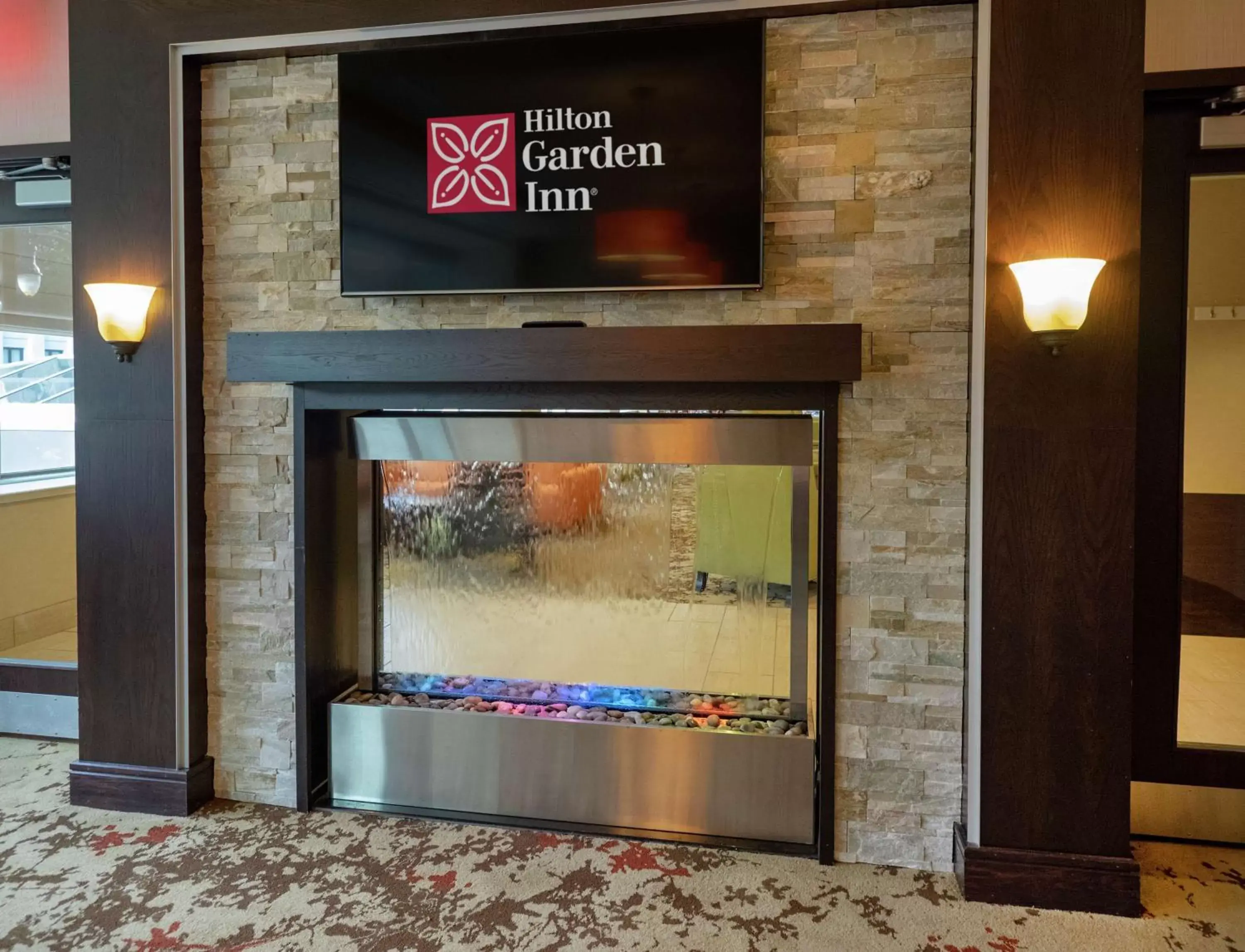 Lobby or reception in The Hilton Garden Inn Buffalo-Downtown Lobby or reception in The Hilton Garden Inn Buffalo-Downtown