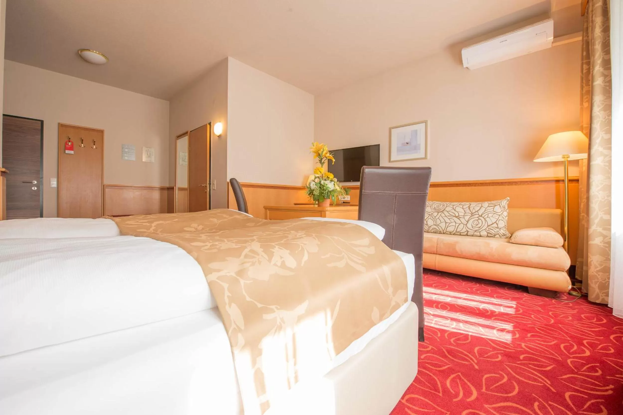 Bed in Hotel Beethoven