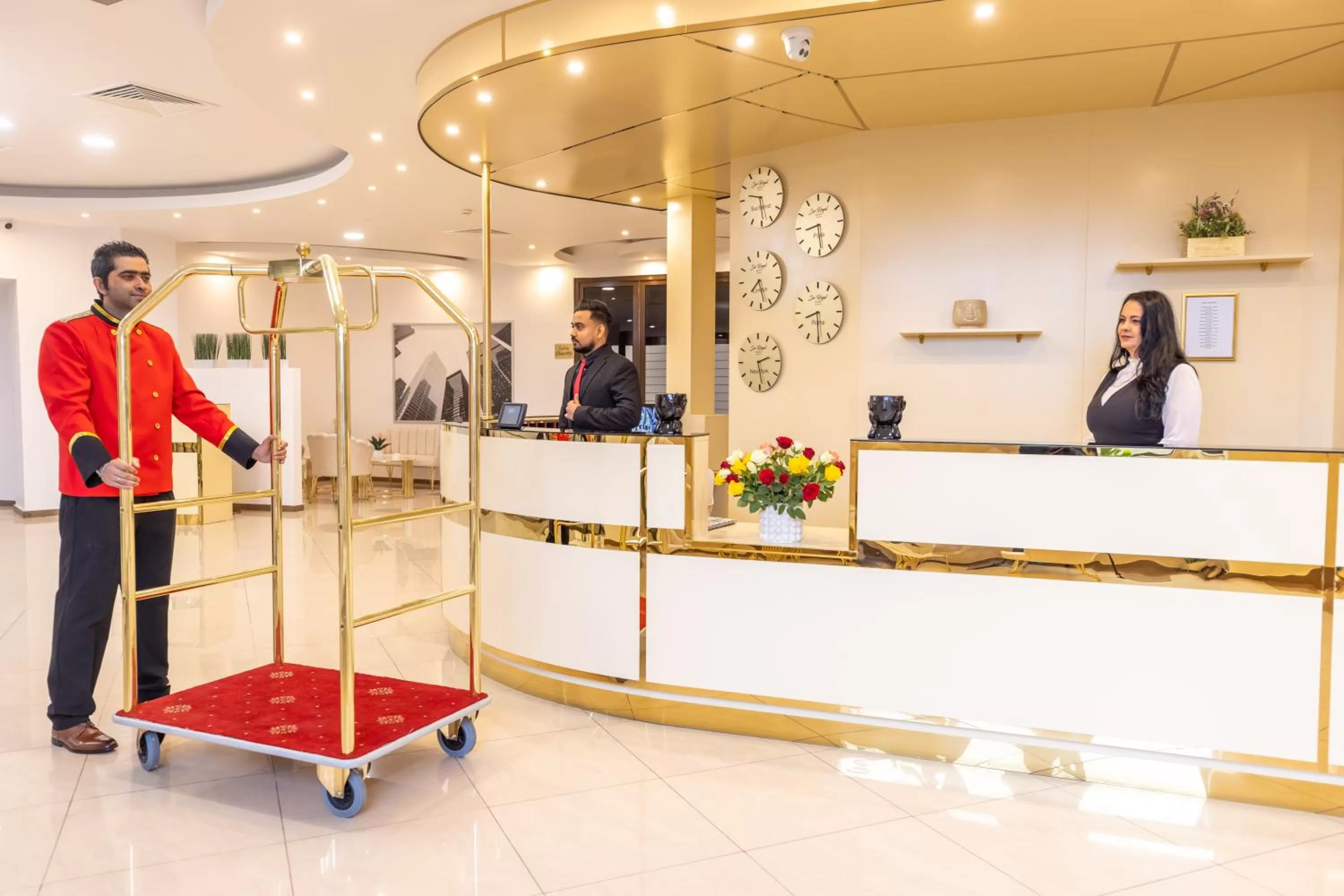 Staff in Hotel Sir Royal