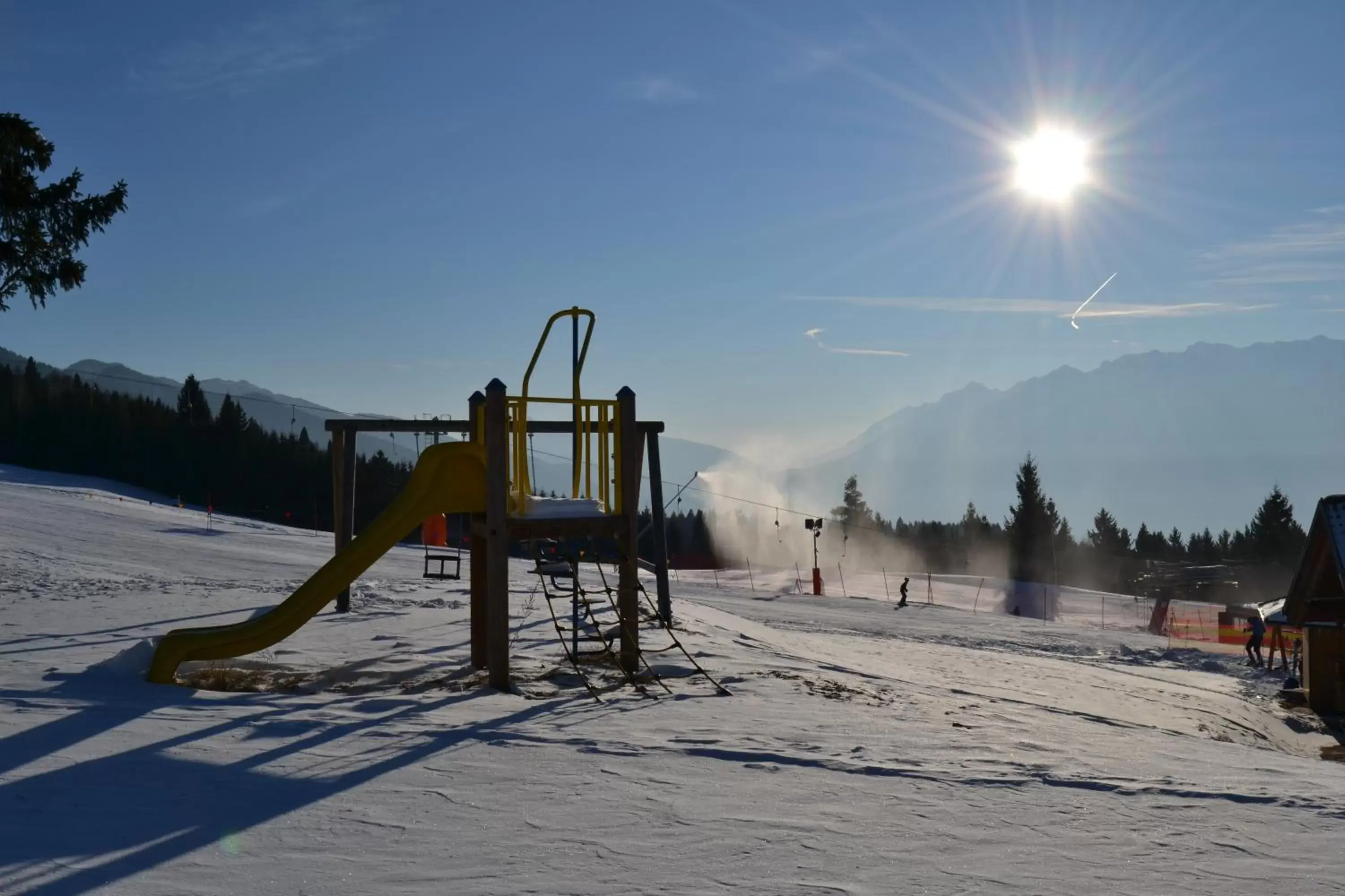 Skiing, Winter in Miraval Hotel