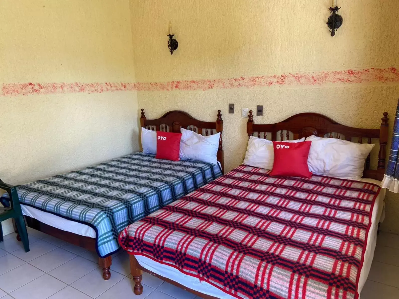 Bed in Rancho Hotel El Carmen