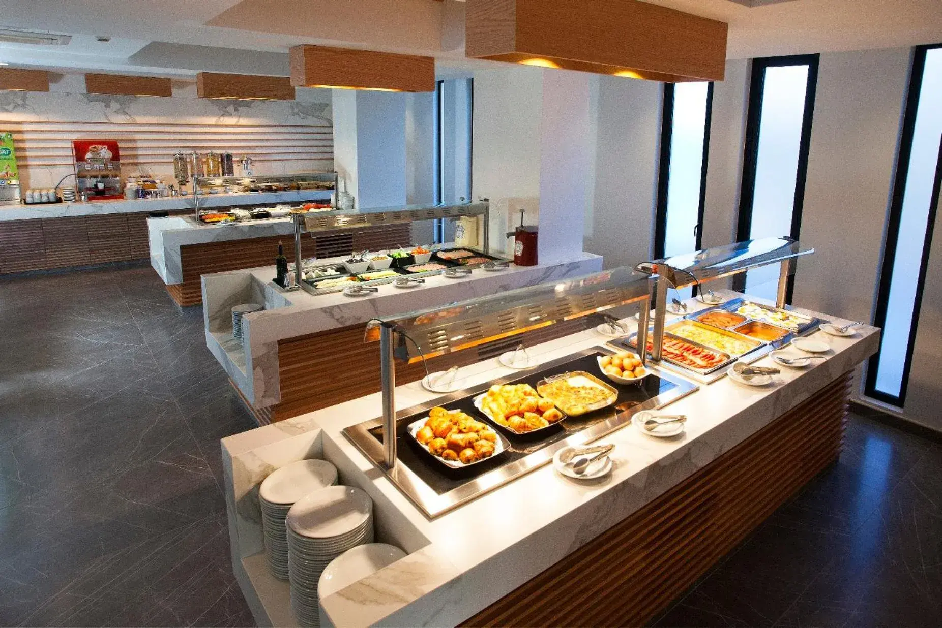 Buffet breakfast, Restaurant/Places to Eat in Pefkos City Hotel
